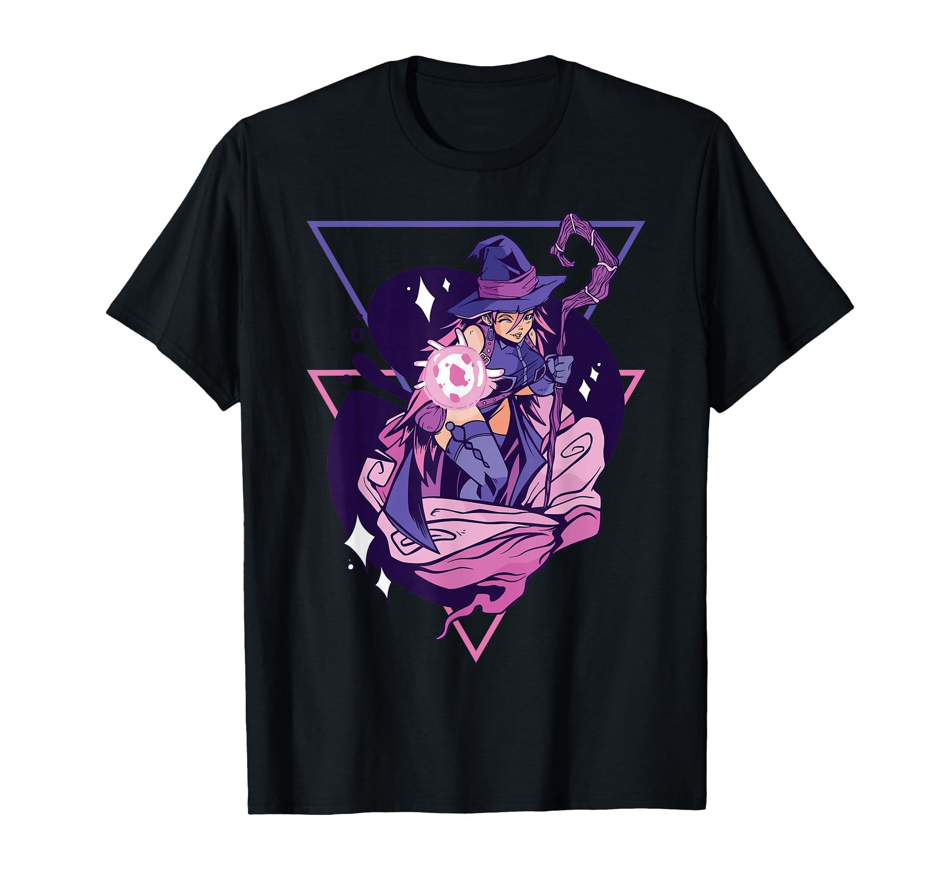 Anime Witch Japanese Aesthetics Otaku T-Shirt - Novelty Apparel Unisex - T-Shirt, Sweatshirt, Hoodie