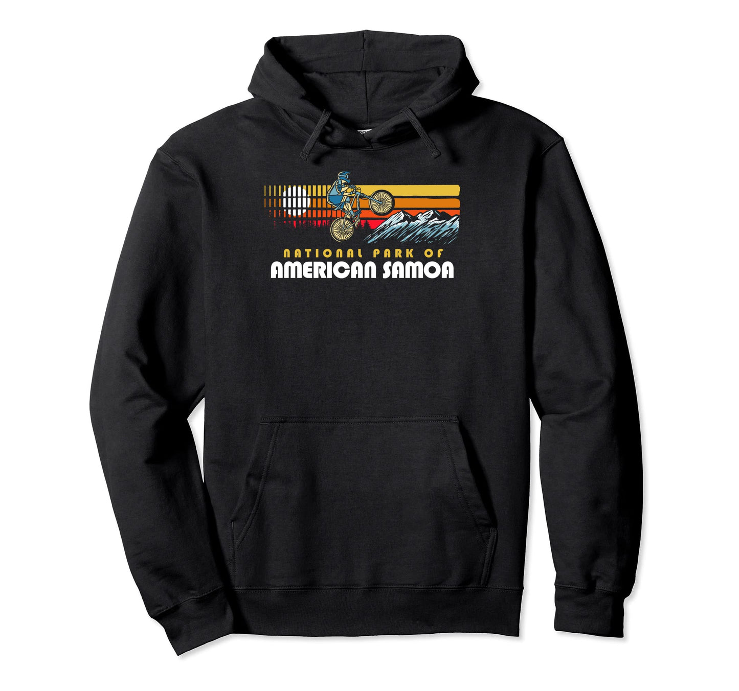80S National Park American Samoa Hoodie - Aesthetic Graphic Men Women - T-Shirt, Sweatshirt, Hoodie