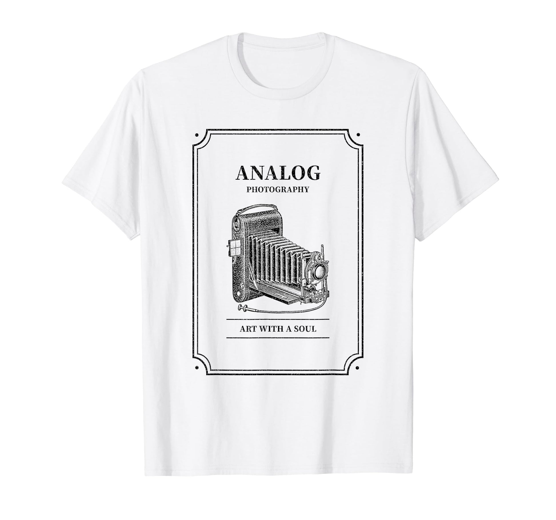 Analog Photography Art Soul Camera T-Shirt - Graphic Print Unisex - T-Shirt, Sweatshirt, Hoodie