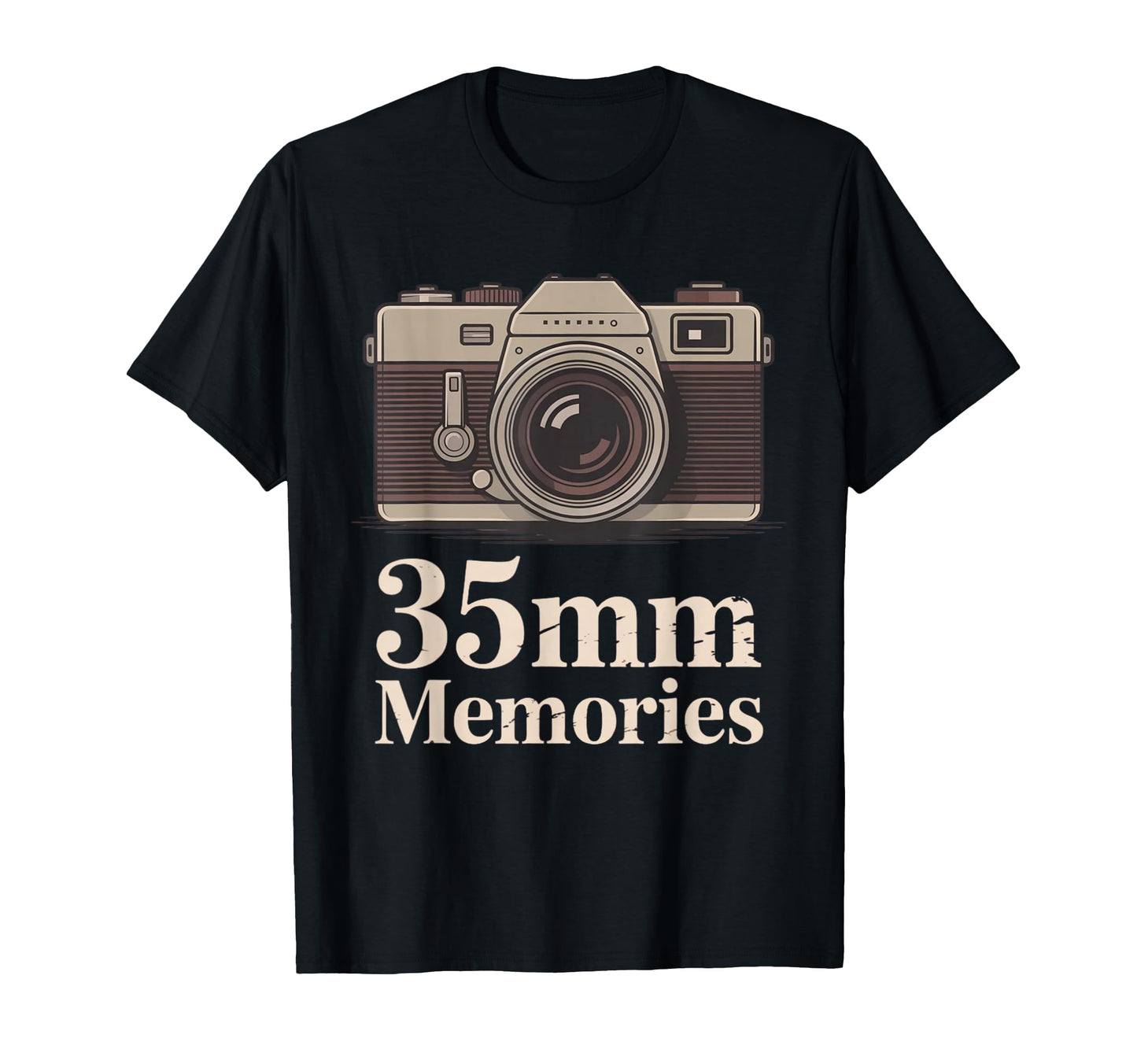 35Mm Memories Film Camera Nostalgia T-Shirt - Custom Art Print Men Women - T-Shirt, Sweatshirt, Hoodie