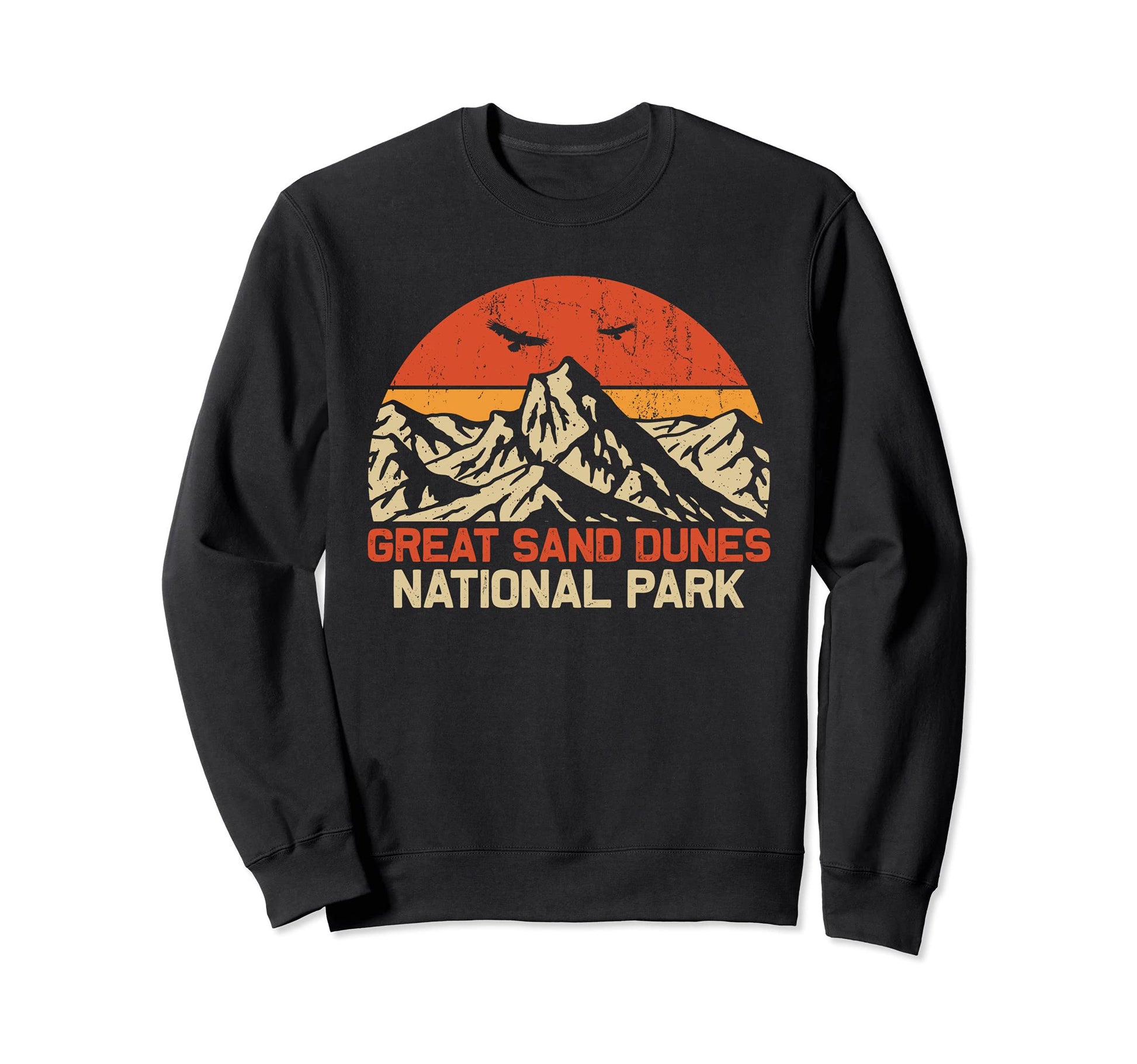 Travel Lover Mountain Great Sand Sweatshirt - Minimalist Print for Adults - T-Shirt, Sweatshirt, Hoodie