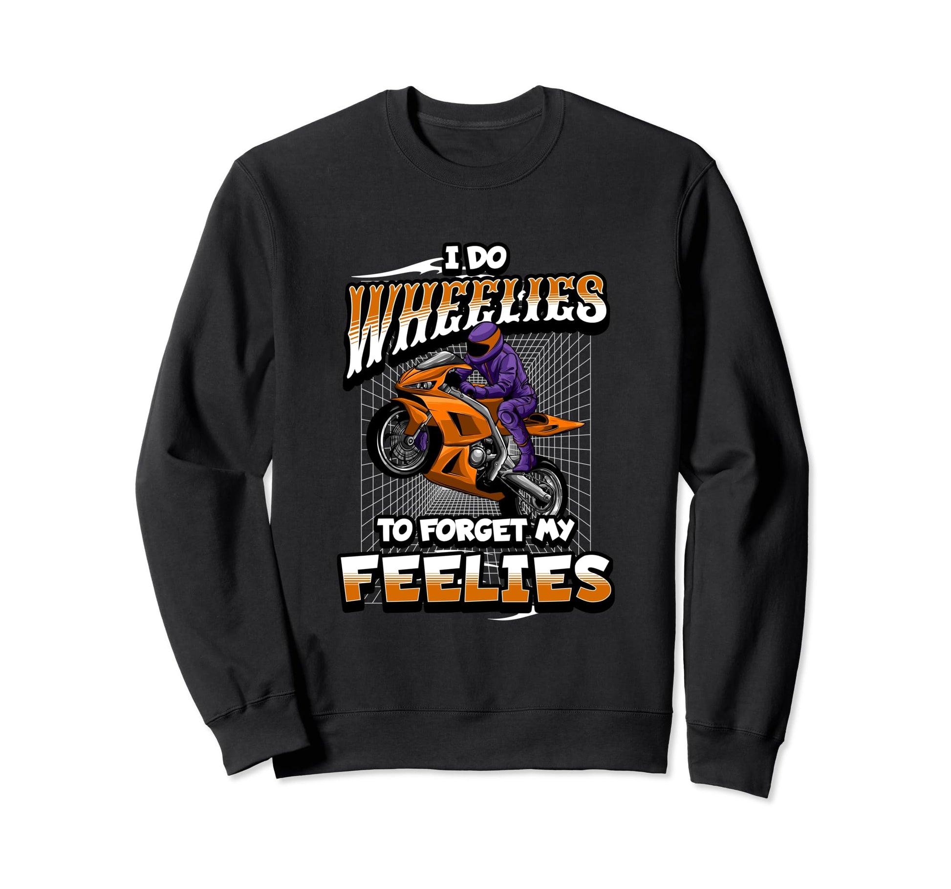 Biker Motorcycle Motorcycle Funny Sweatshirt - Streetwear Style Men Women - T-Shirt, Sweatshirt, Hoodie