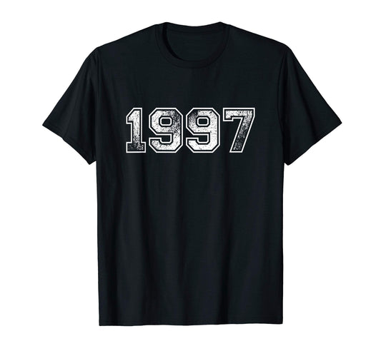 1997 90S Made 1997 Typography Gift T-Shirt - Novelty Apparel for Adults - T-Shirt, Sweatshirt, Hoodie