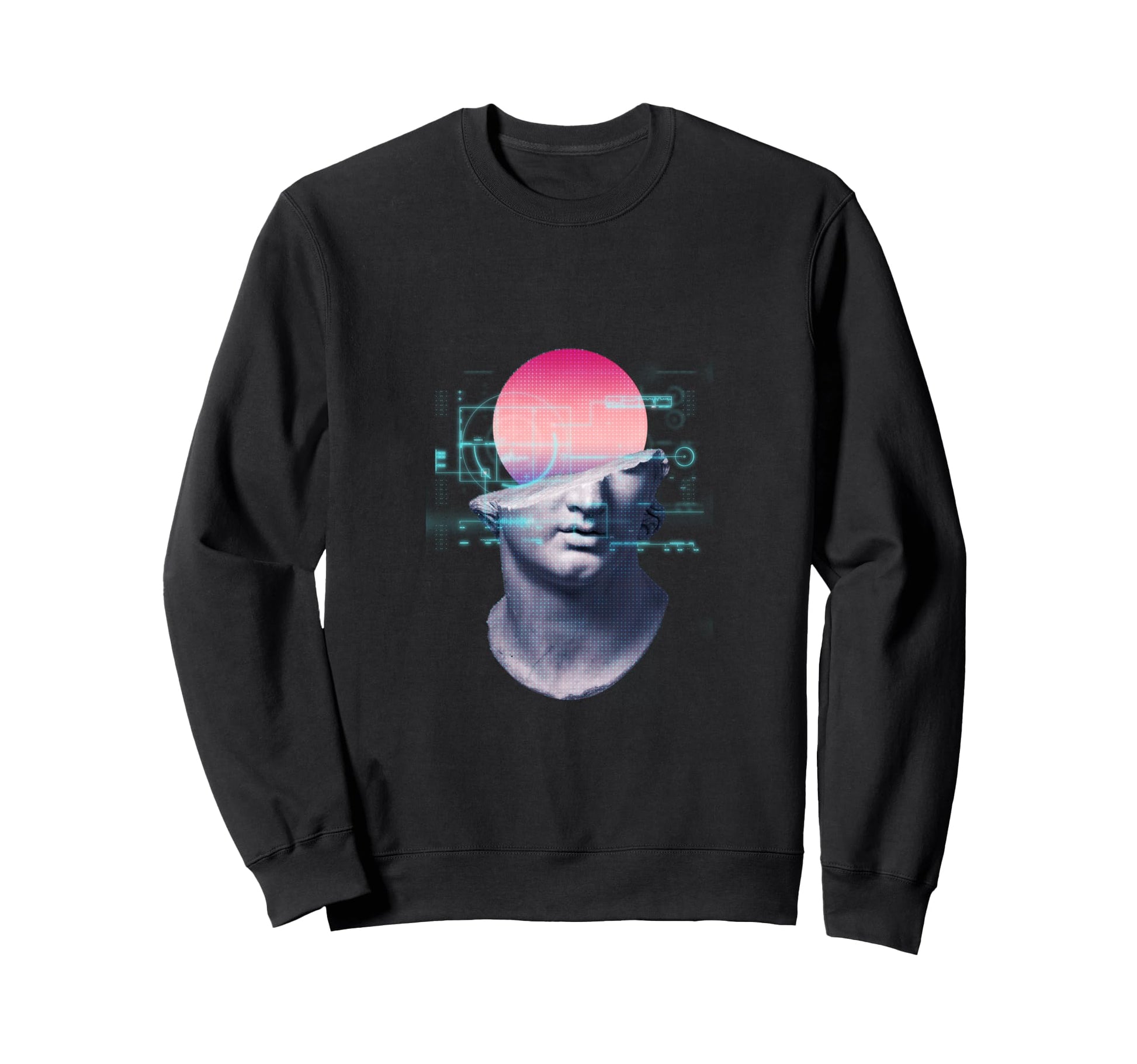 Sculpture Greek Aesthetic Sweatshirt - Casual Everyday Wear for Adults - T-Shirt, Sweatshirt, Hoodie