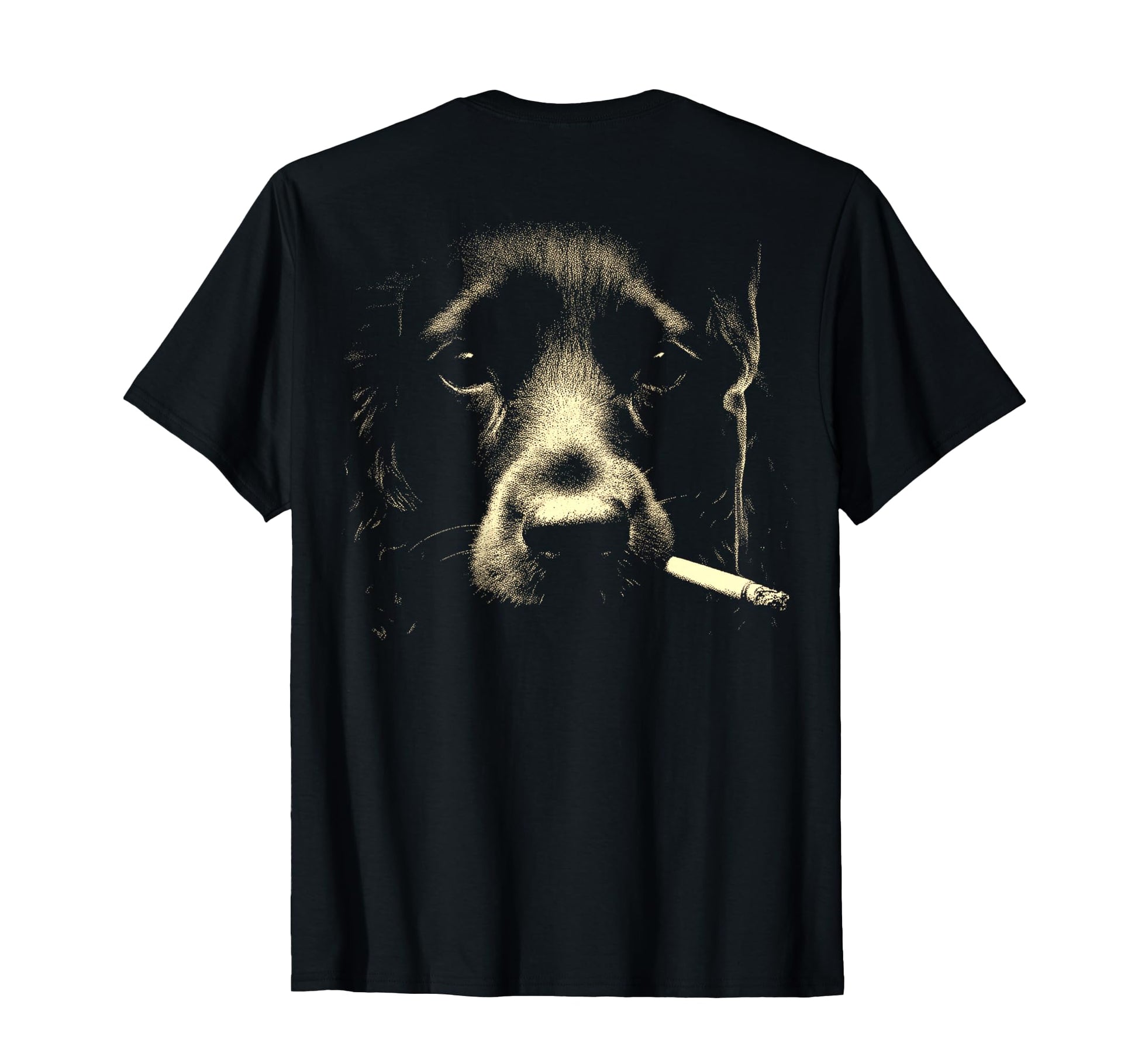 English Cocker Spaniel Smoking T-Shirt - Graphic Print for Adults - T-Shirt, Sweatshirt, Hoodie