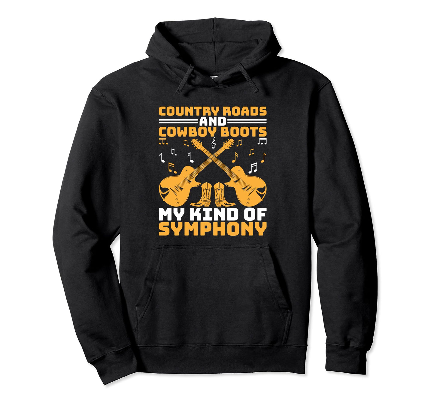 County Music Music Lover Western Hoodie - Casual Everyday Wear Men Women - T-Shirt, Sweatshirt, Hoodie