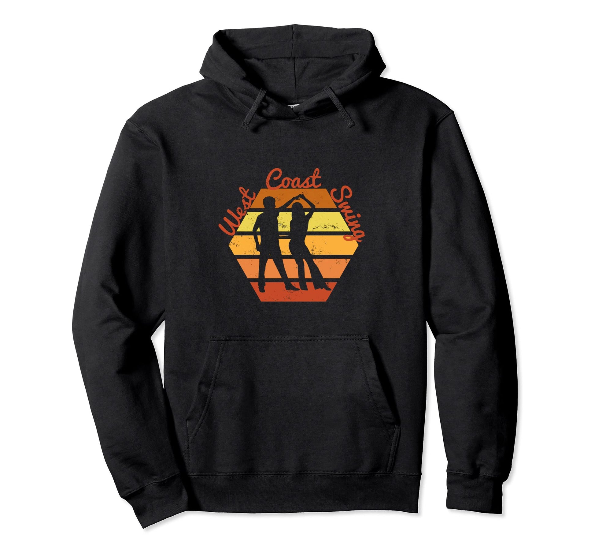 West Coast Swing Dancer Hoodie - Unique Graphic Unisex - T-Shirt, Sweatshirt, Hoodie