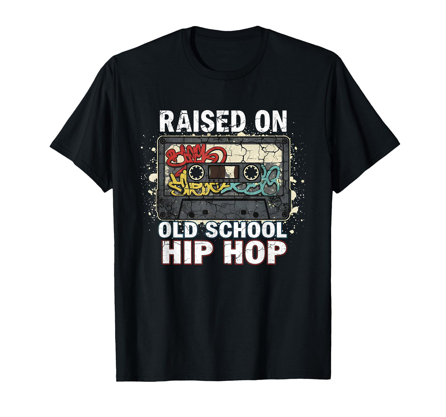 Raised Old School Cassette Tape T-Shirt - Streetwear Style Unisex - T-Shirt, Sweatshirt, Hoodie