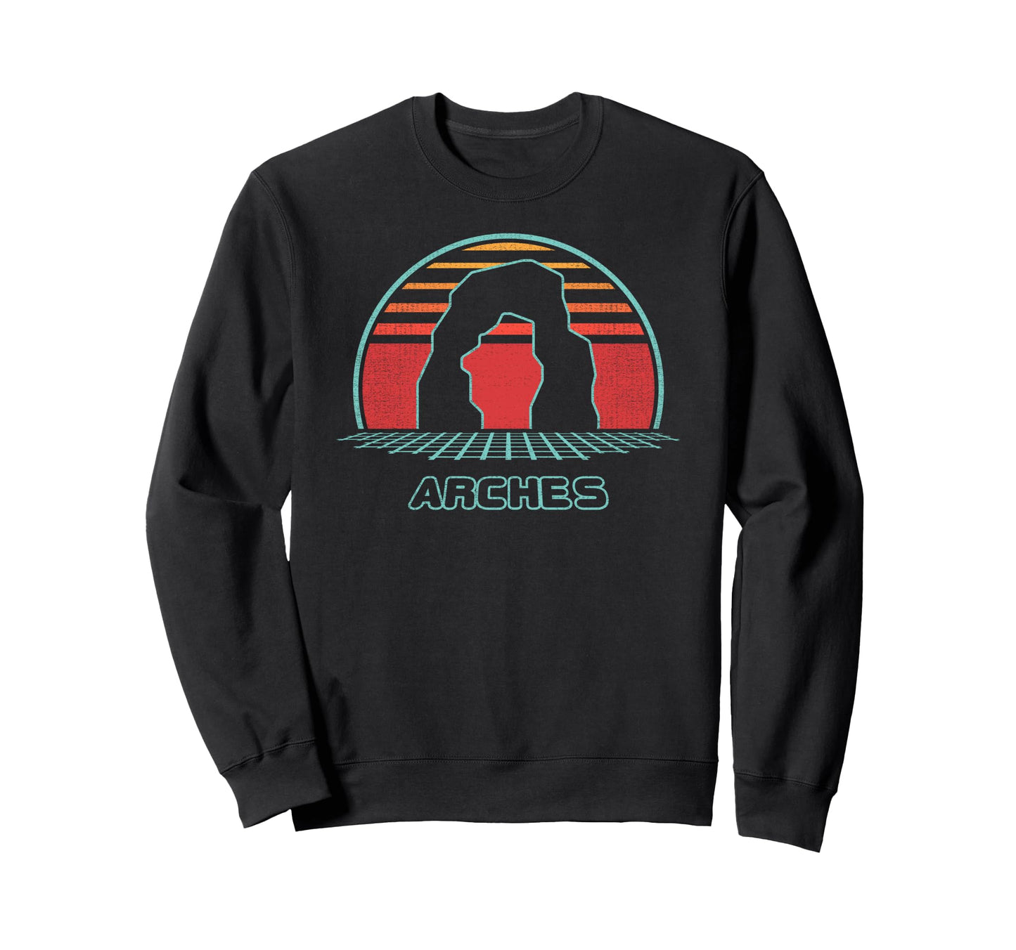 Arches National Park 80S Sweatshirt - Custom Art Print Men Women - T-Shirt, Sweatshirt, Hoodie