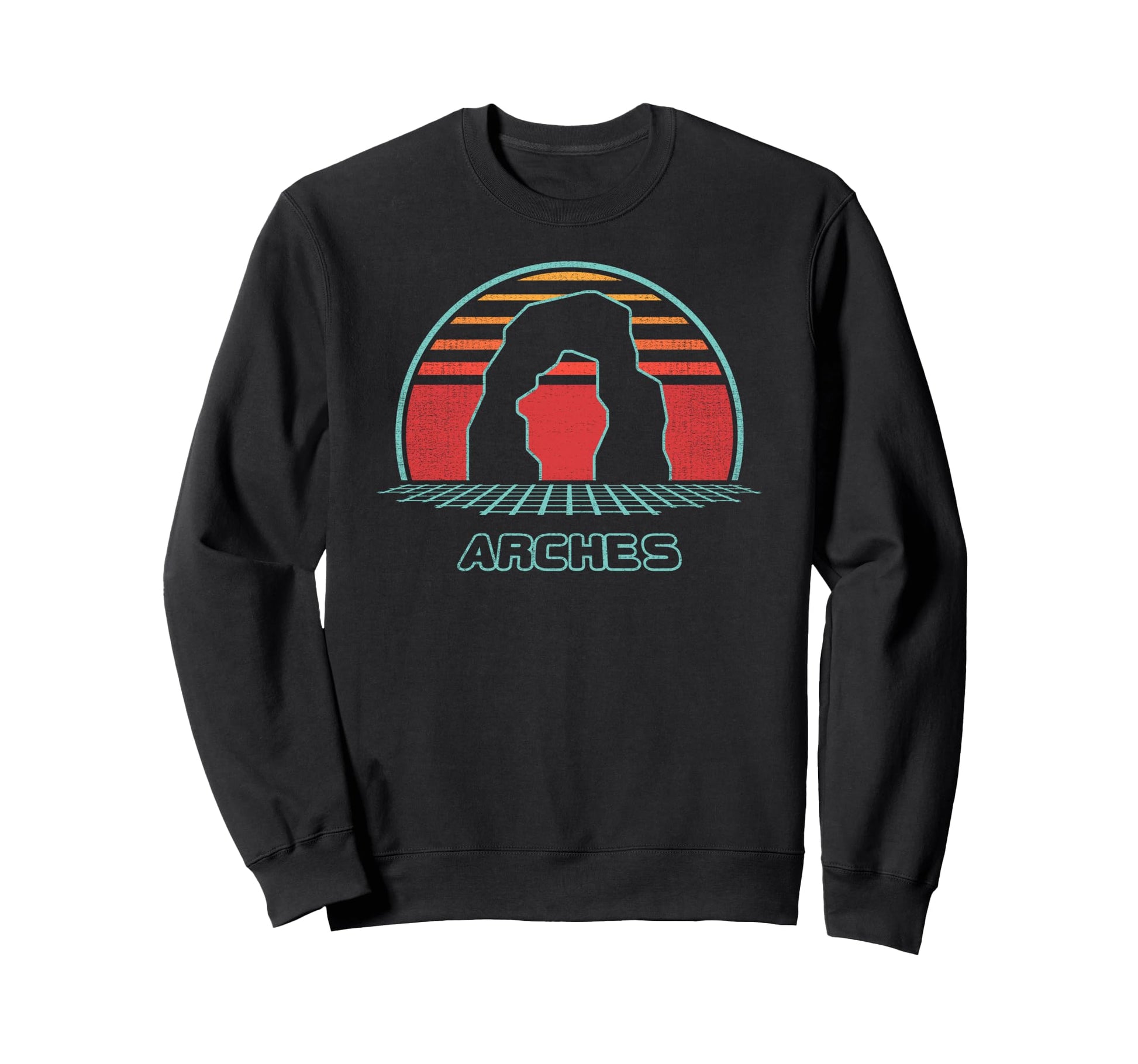 Arches National Park 80S Sweatshirt - Custom Art Print Men Women - T-Shirt, Sweatshirt, Hoodie
