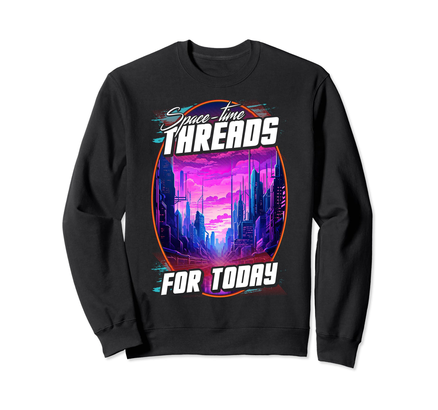 Spacetime Aesthetic Cyber Futurism Sweatshirt - Novelty Apparel Men Women - T-Shirt, Sweatshirt, Hoodie