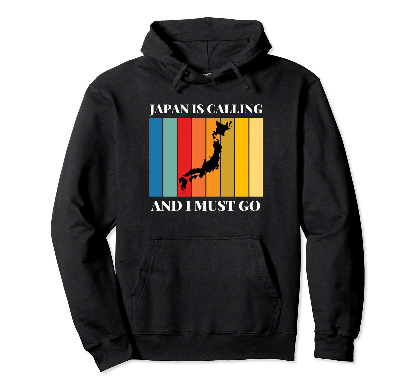 Japan Vacation Travel Asia Rainbow Hoodie - Unique Graphic for Adults - T-Shirt, Sweatshirt, Hoodie