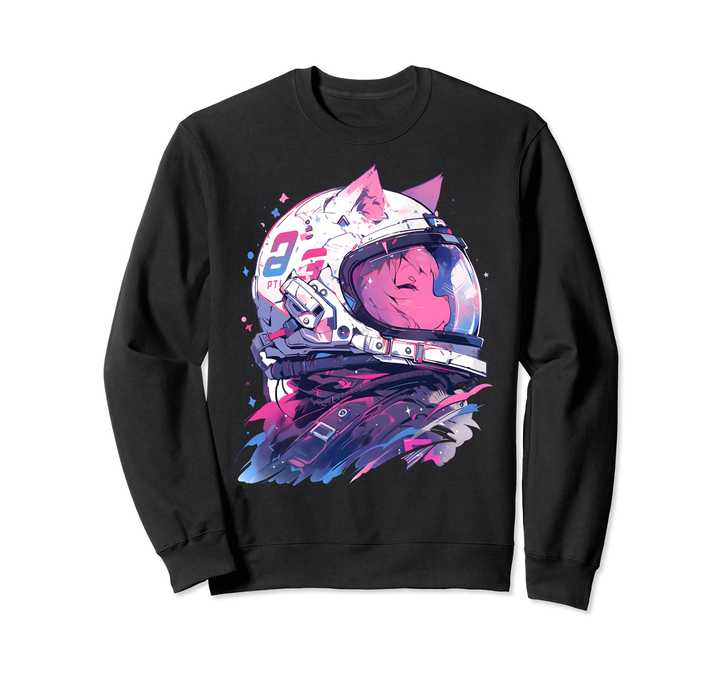 80S 90S Aesthetic Vaporwave Space Sweatshirt - Custom Art Print for Adults - T-Shirt, Sweatshirt, Hoodie