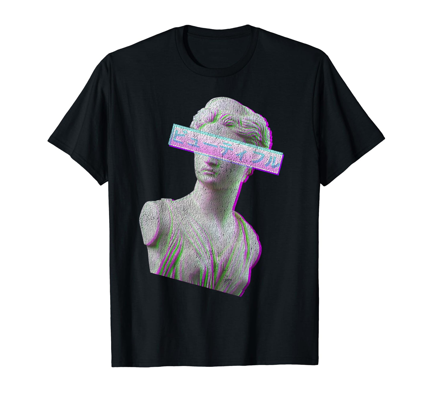 90S Statue Japanese Otaku Grunge T-Shirt - Casual Everyday Wear Men Women - T-Shirt, Sweatshirt, Hoodie