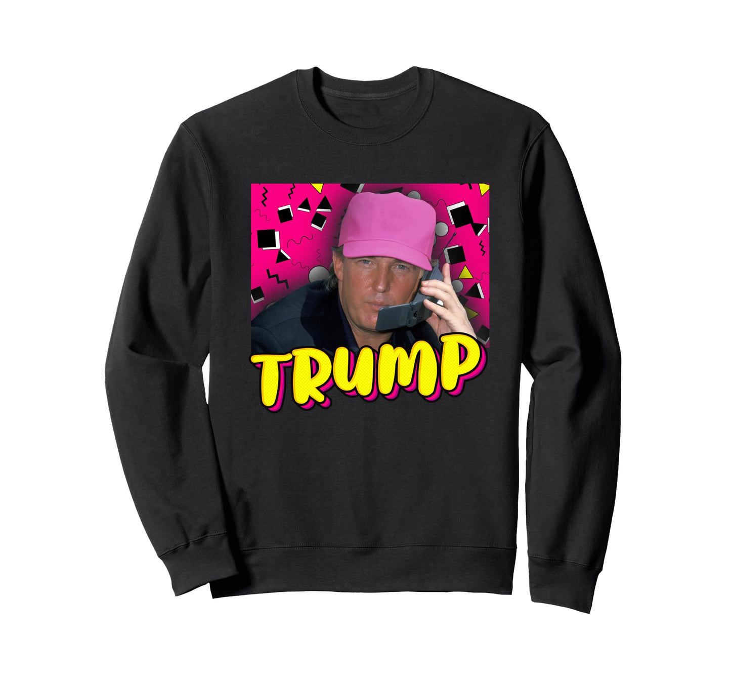 Trump 80S Vaporwave Aesthetics Sweatshirt - Streetwear Style Men Women - T-Shirt, Sweatshirt, Hoodie