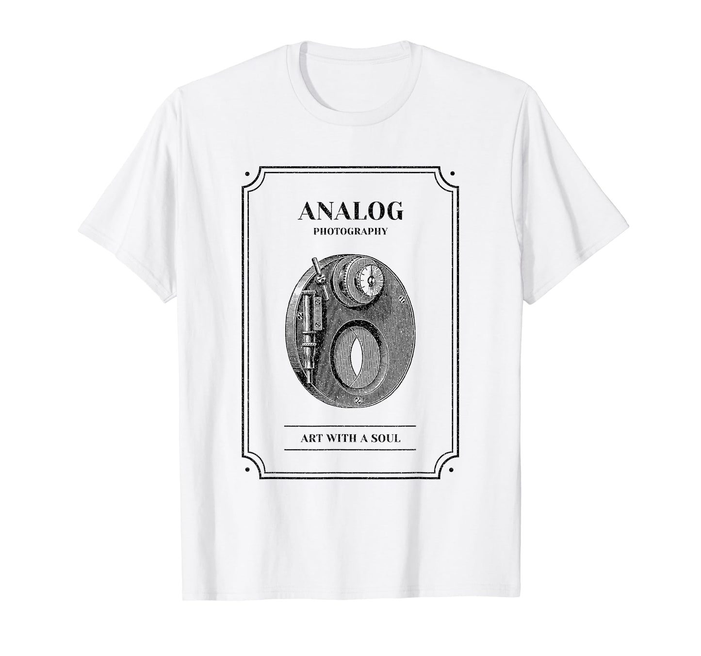 Analog Photography Art Soul Camera T-Shirt - Minimalist Print Unisex - T-Shirt, Sweatshirt, Hoodie
