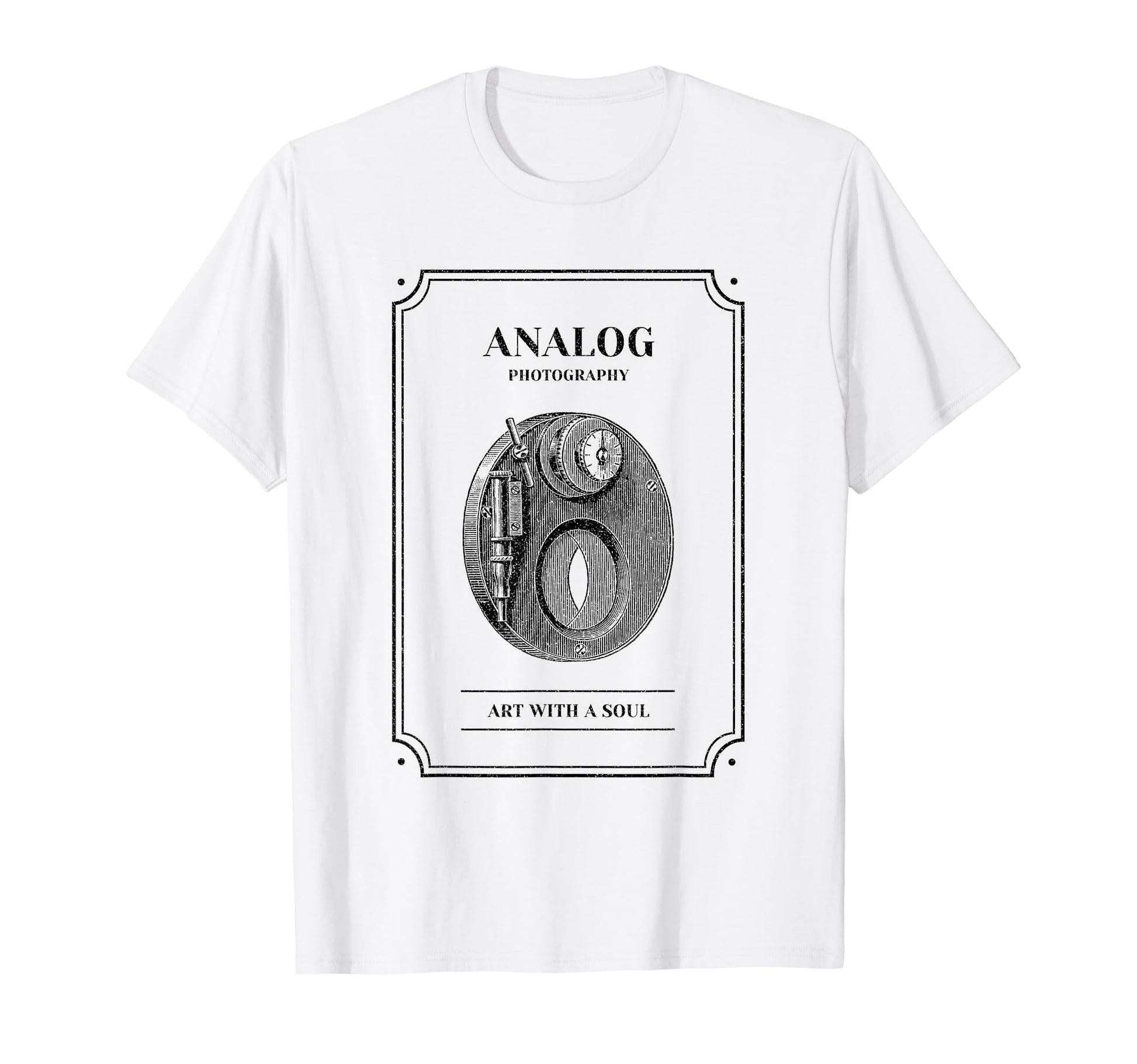 Analog Photography Art Soul Camera T-Shirt - Minimalist Print Unisex - T-Shirt, Sweatshirt, Hoodie
