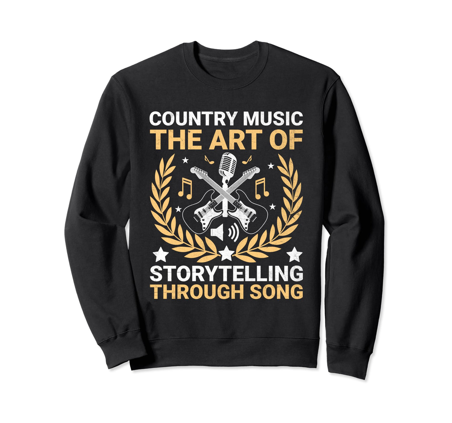 County Music Music Lover Western Sweatshirt - Fun Novelty Design Men Women - T-Shirt, Sweatshirt, Hoodie