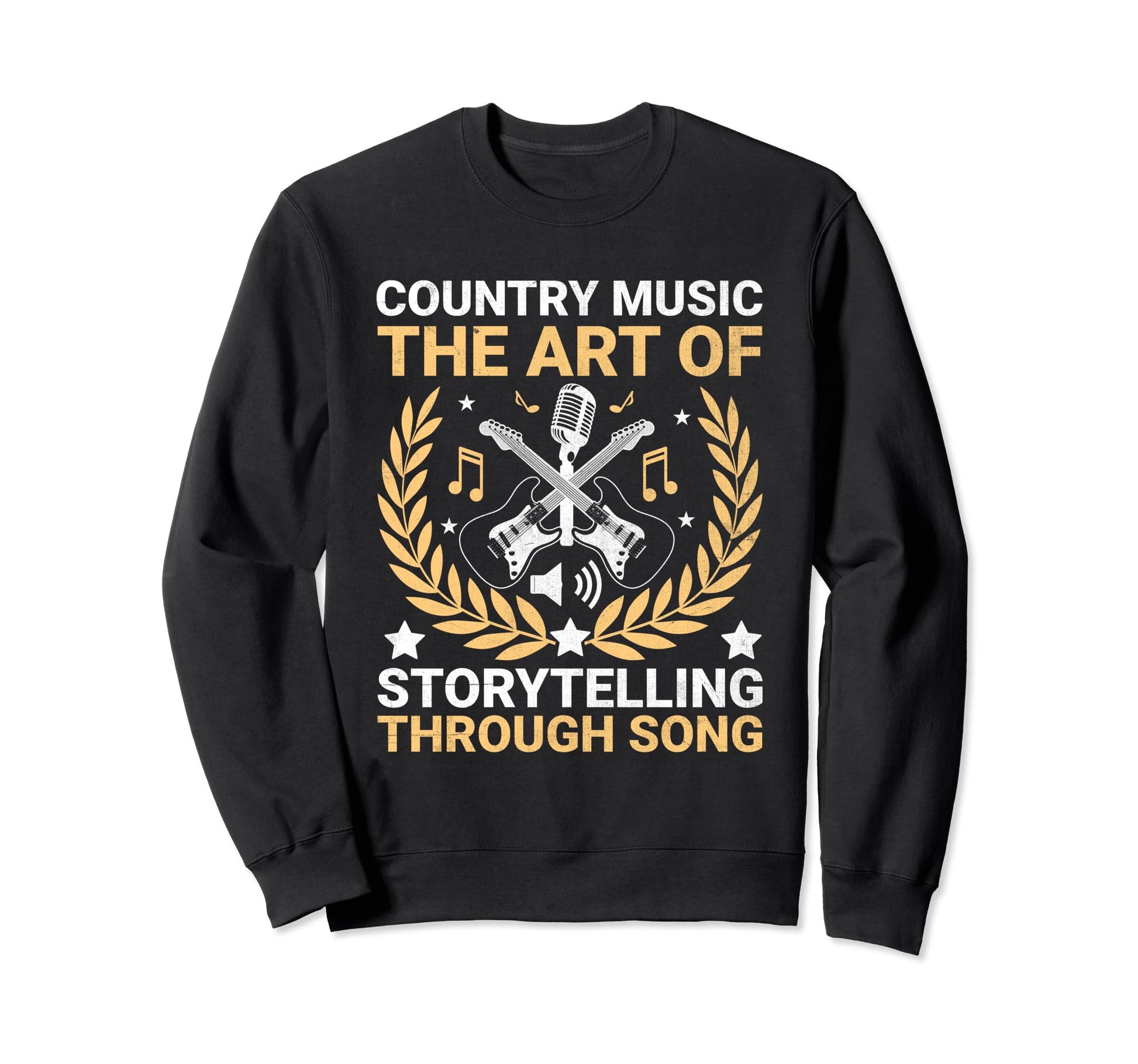 County Music Music Lover Western Sweatshirt - Fun Novelty Design Men Women - T-Shirt, Sweatshirt, Hoodie