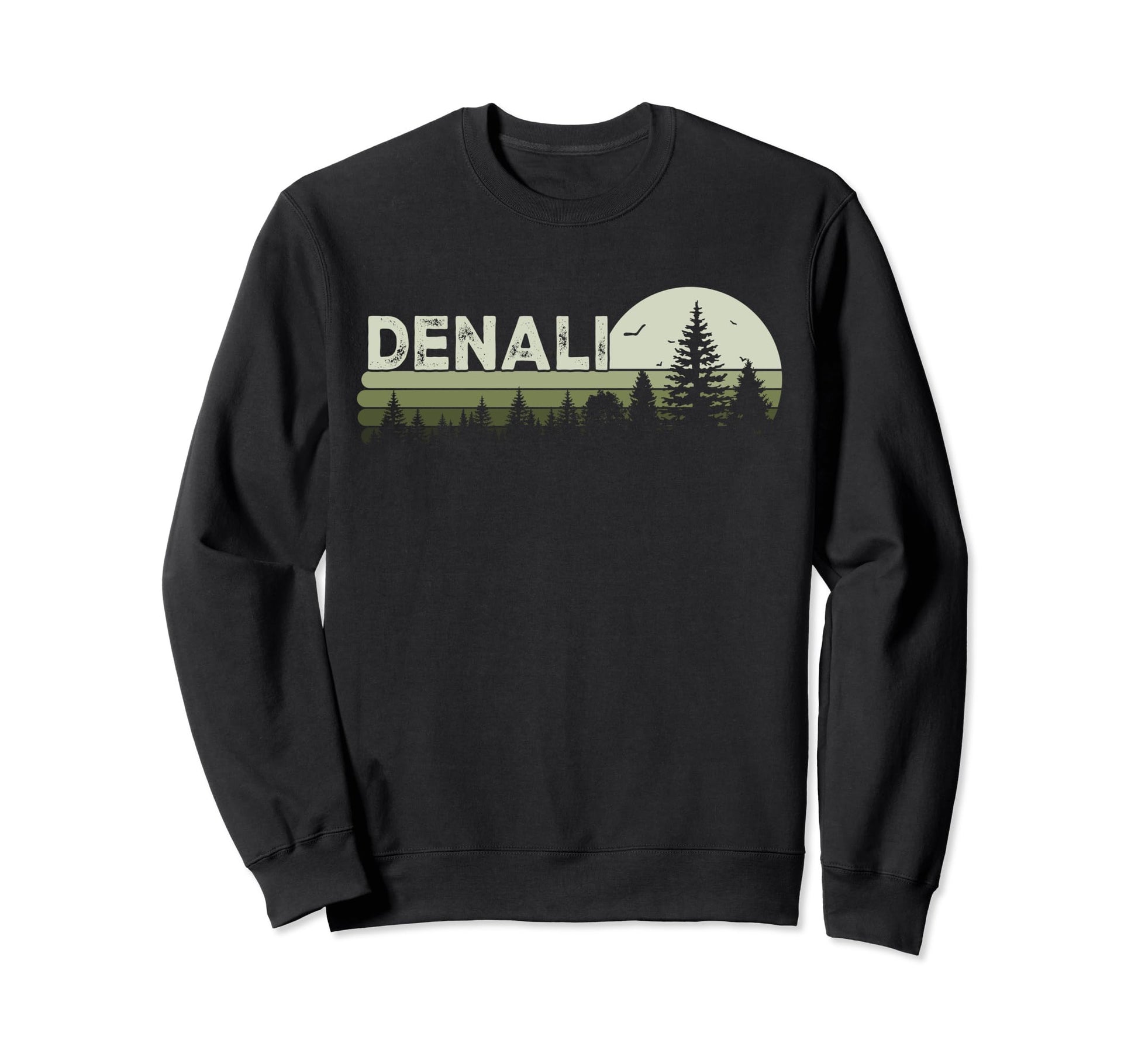 Denali National Park Hiking Sweatshirt - Fun Novelty Design Men Women - T-Shirt, Sweatshirt, Hoodie