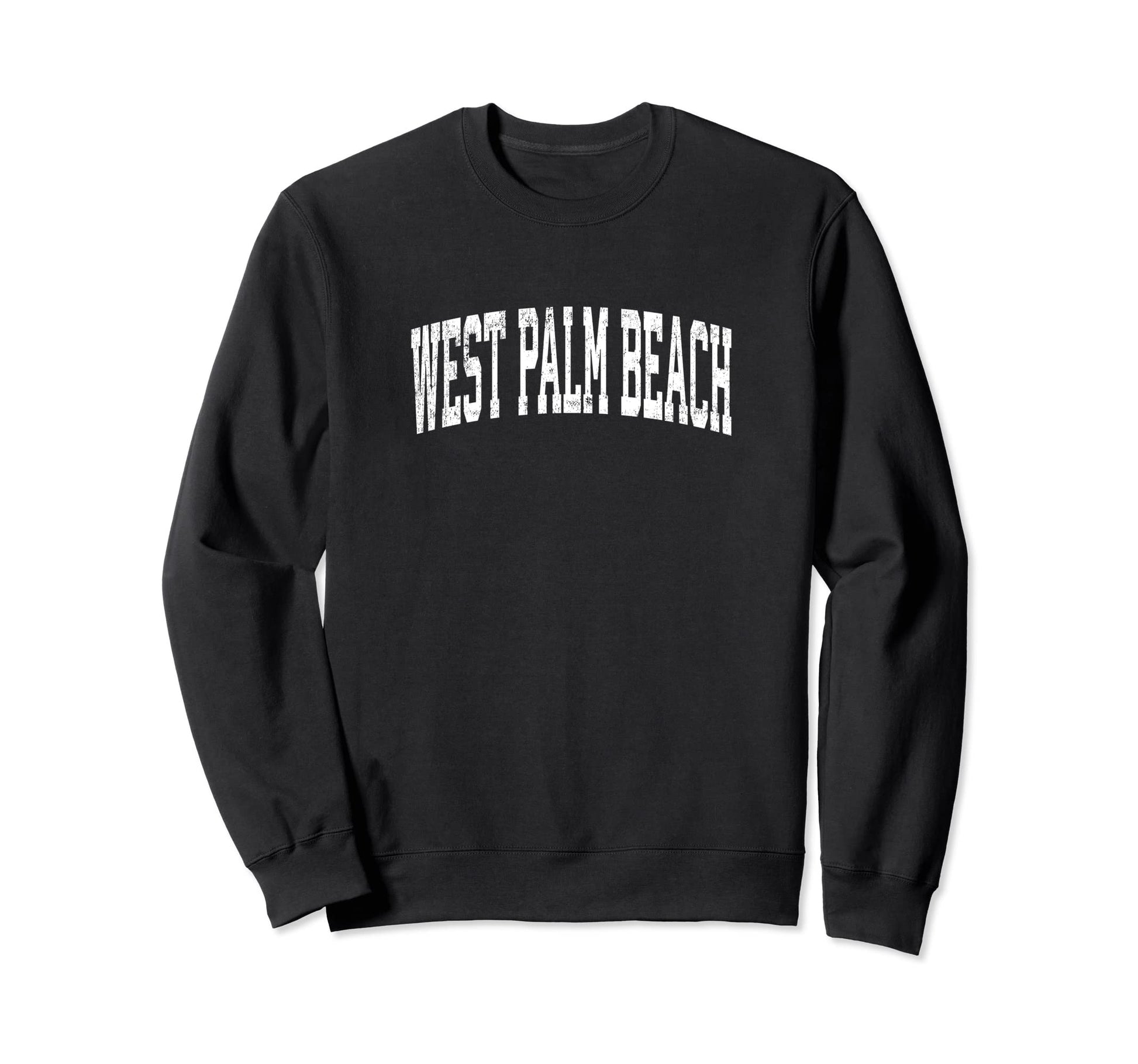 West Palm Beach Florida Fl Athletic Sweatshirt - Trendy Graphic for Adults - T-Shirt, Sweatshirt, Hoodie