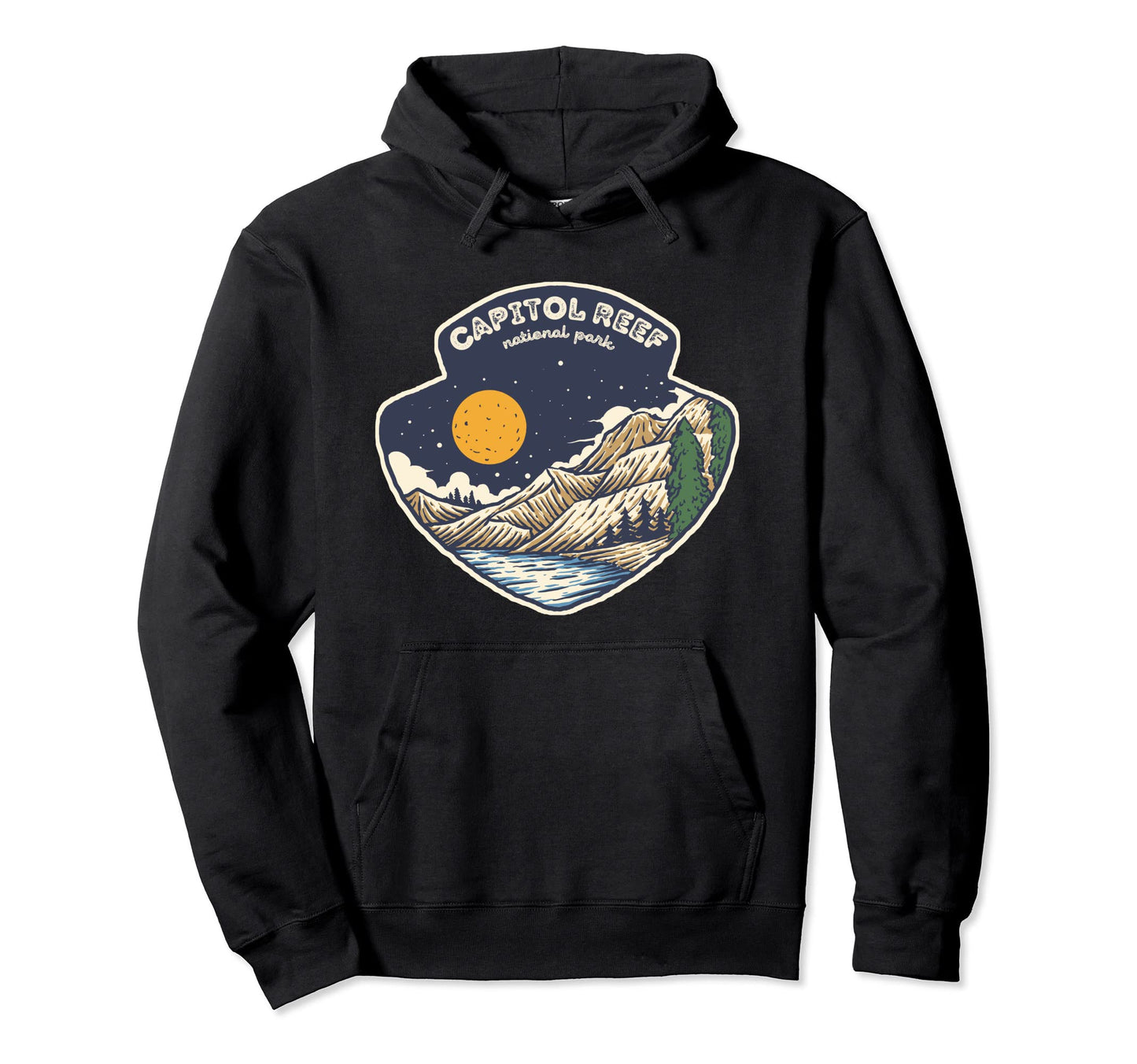 Capitol Reef Utah National Park Hoodie - Aesthetic Graphic Unisex - T-Shirt, Sweatshirt, Hoodie