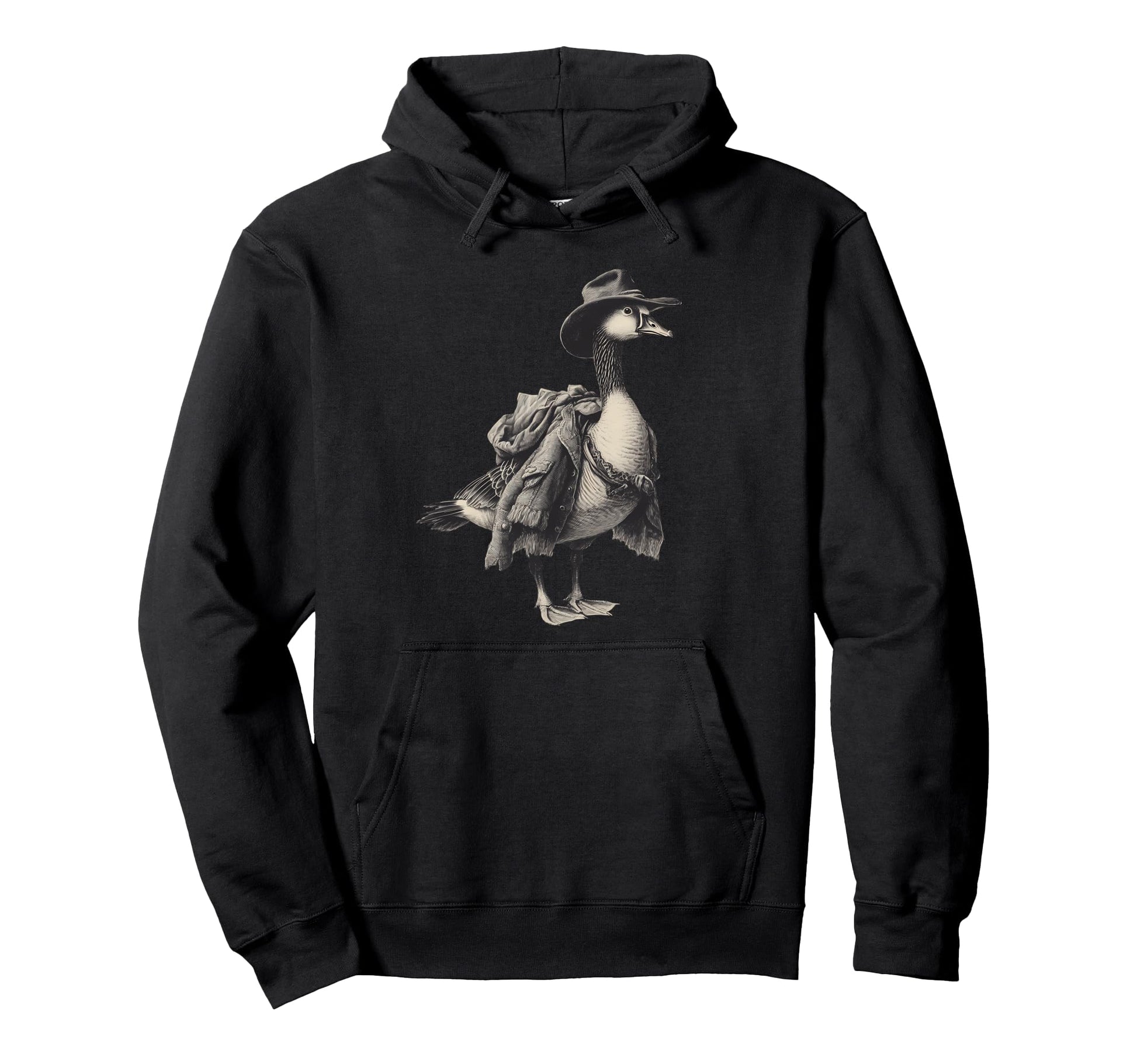 Goose Cowboy Rodeo Cowgirl Western Hoodie - Casual Everyday Wear Unisex - T-Shirt, Sweatshirt, Hoodie