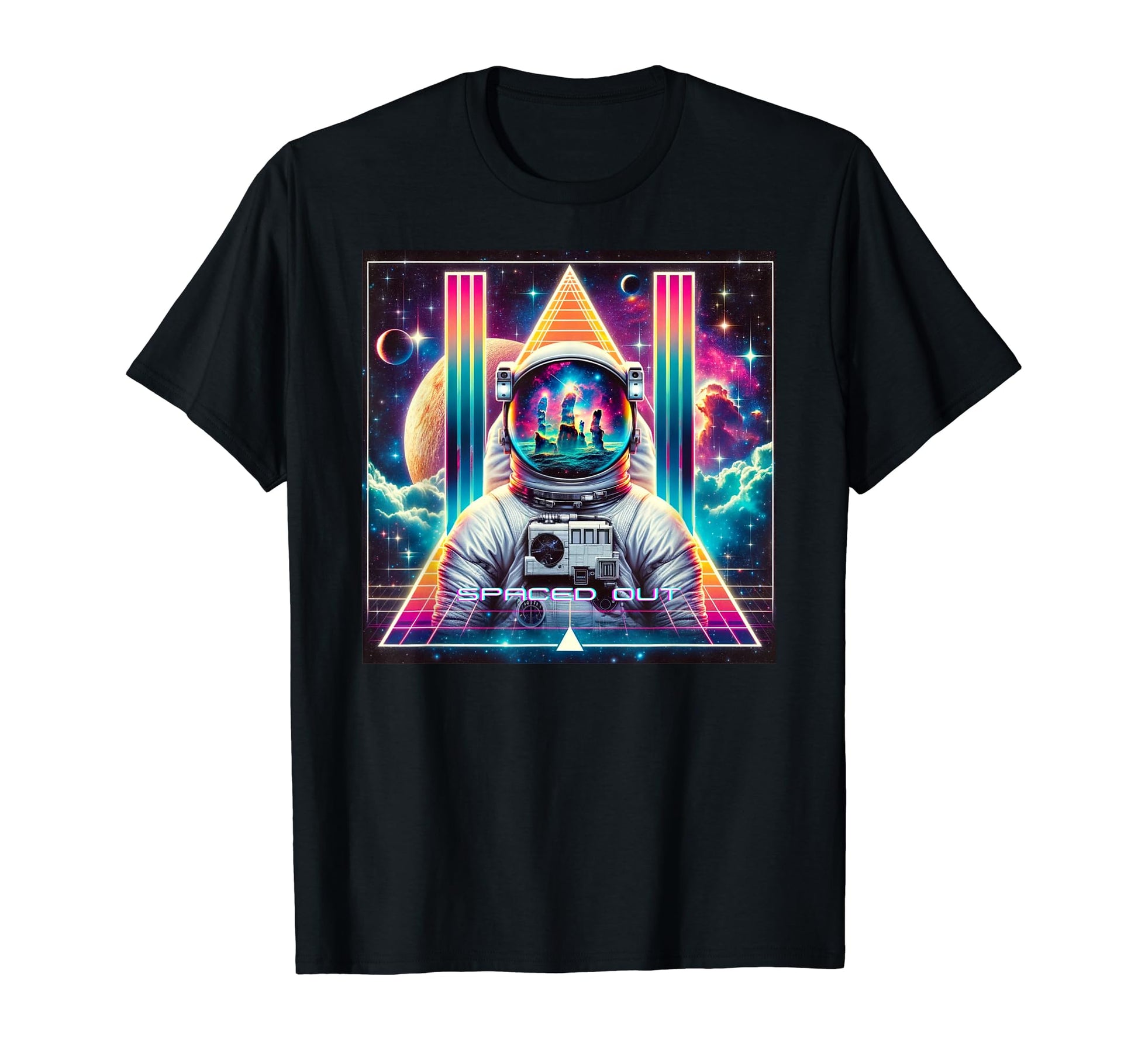 Astronaut Spaced Out Vaporwave Aesthetic T-Shirt - Trendy Graphic Unisex - T-Shirt, Sweatshirt, Hoodie