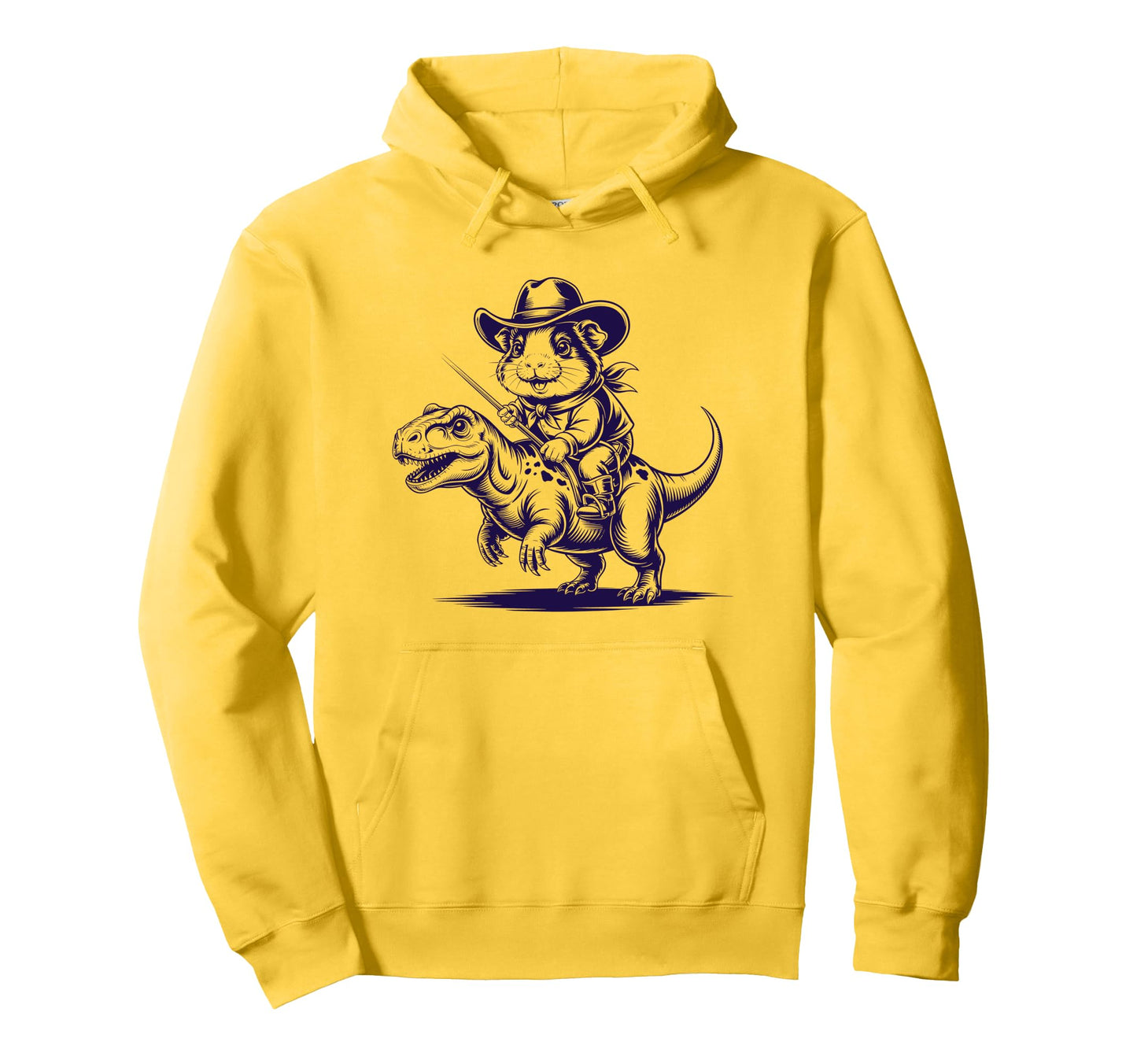 Guinea Pig Cowboy Dinosaur Accessoires Hoodie - Custom Art Print for Adults - T-Shirt, Sweatshirt, Hoodie