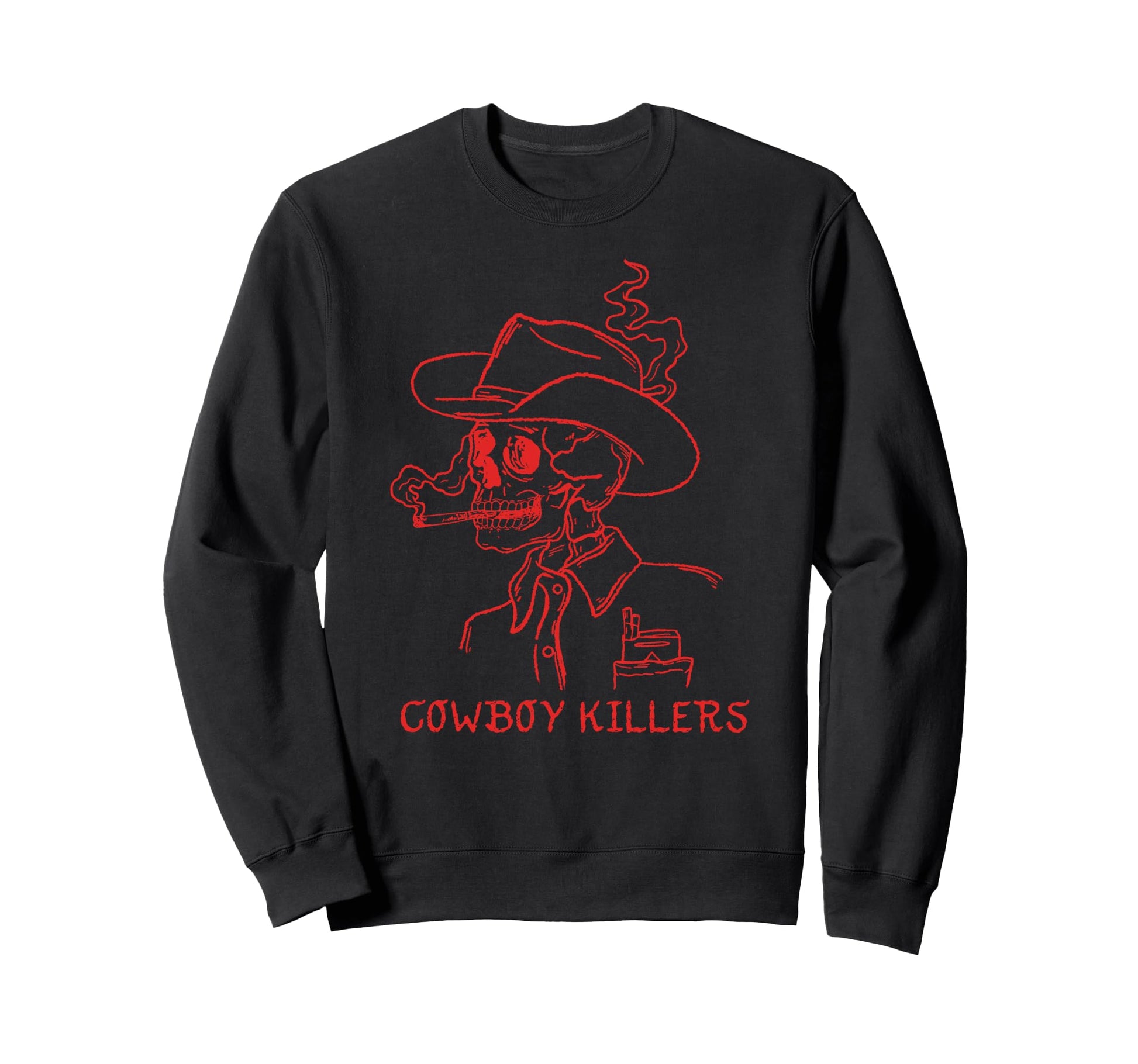 Western Cowgirl Punchy Cowboy Sweatshirt - Minimalist Print Men Women - T-Shirt, Sweatshirt, Hoodie