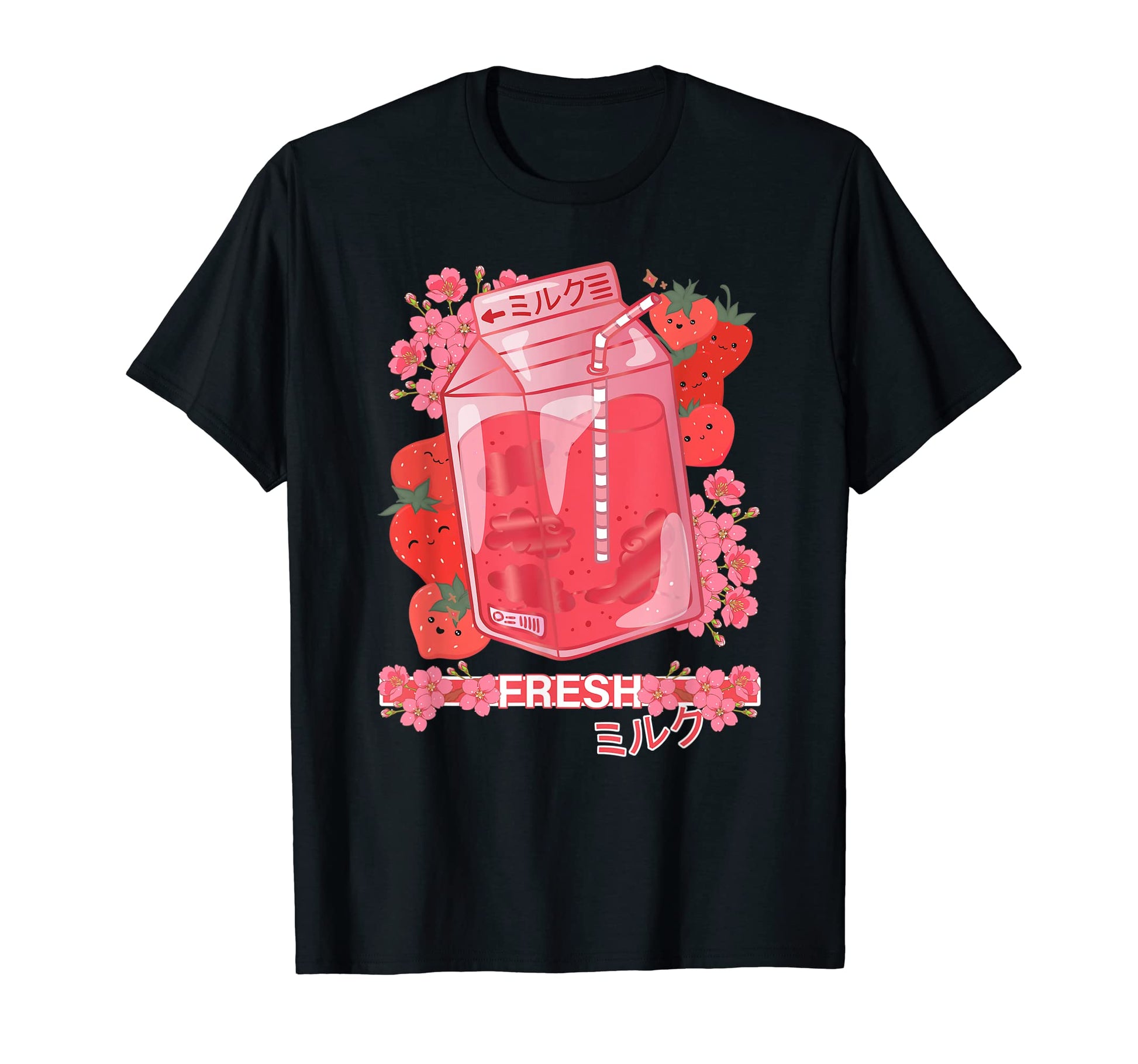 Fresh Japanese Milk 90S Japanese T-Shirt - Minimalist Print Men Women - T-Shirt, Sweatshirt, Hoodie