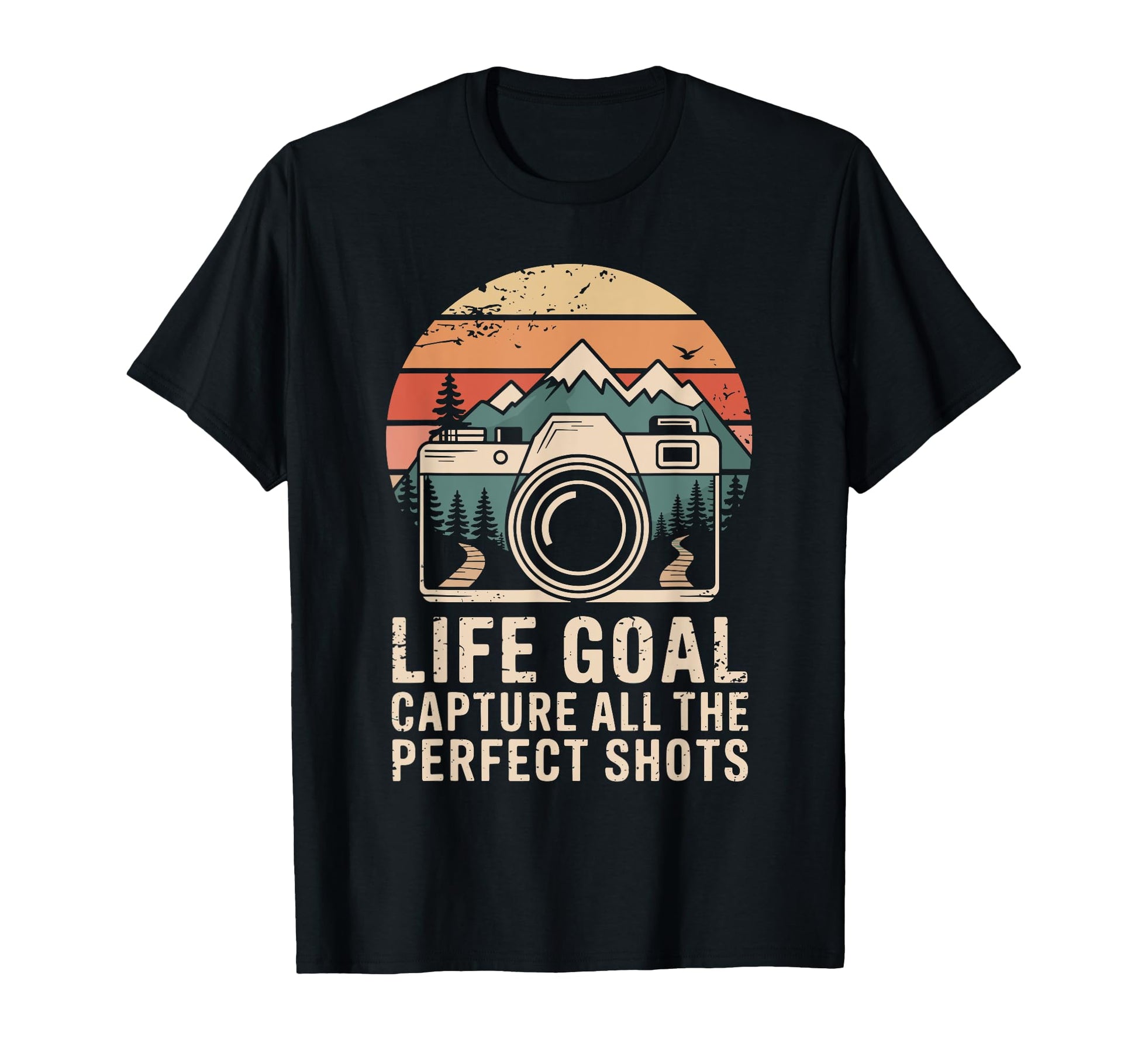 Photographer Camera Funny Photography T-Shirt - Minimalist Print for Adults - T-Shirt, Sweatshirt, Hoodie