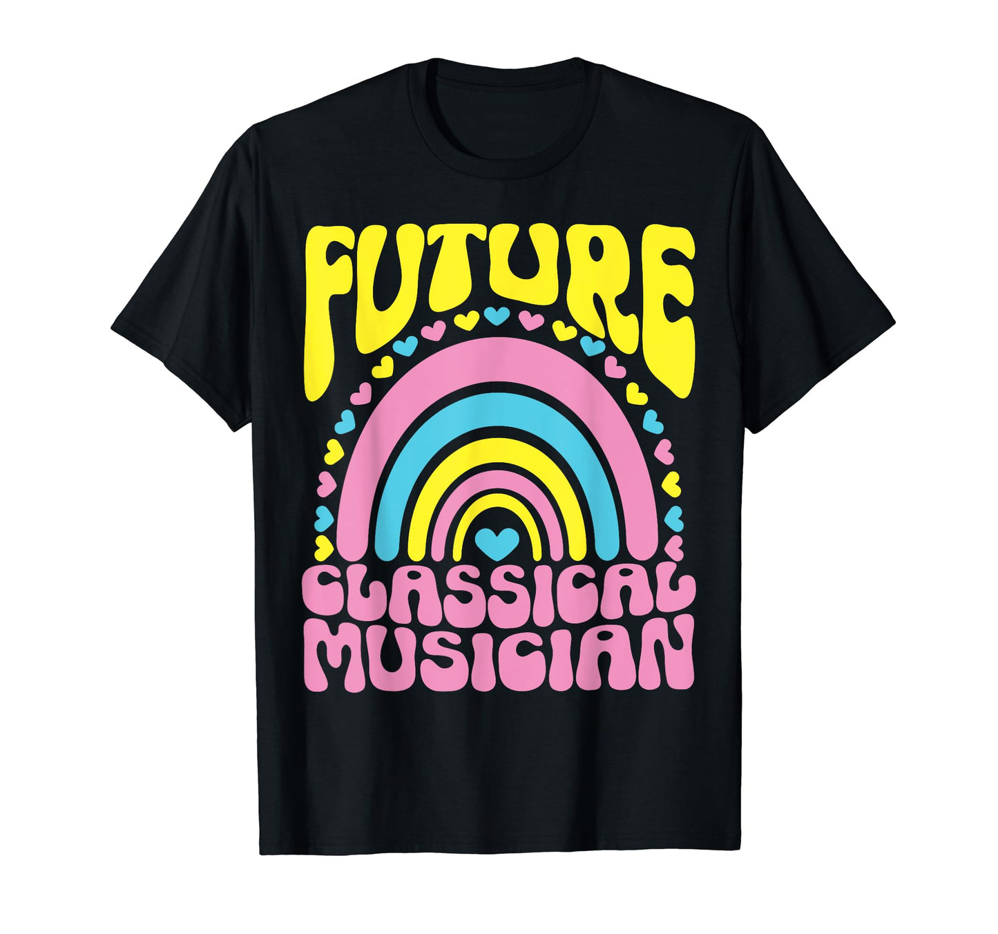 Future Classical Musician Bright Rainbow T-Shirt - Streetwear Style Unisex - T-Shirt, Sweatshirt, Hoodie