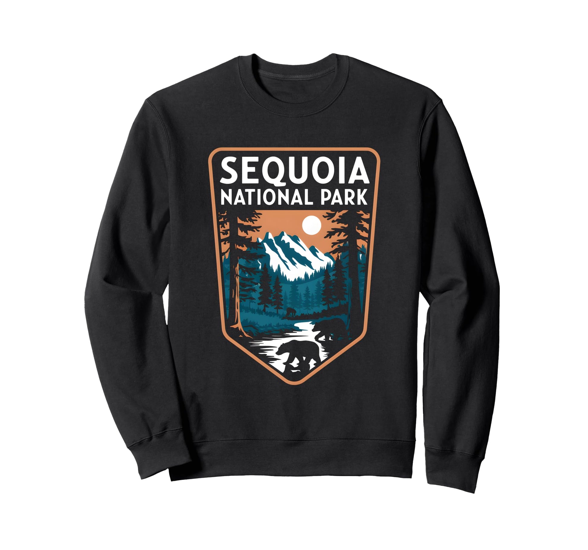 Sequoia National Park Mountain Sweatshirt - Minimalist Print for Adults - T-Shirt, Sweatshirt, Hoodie
