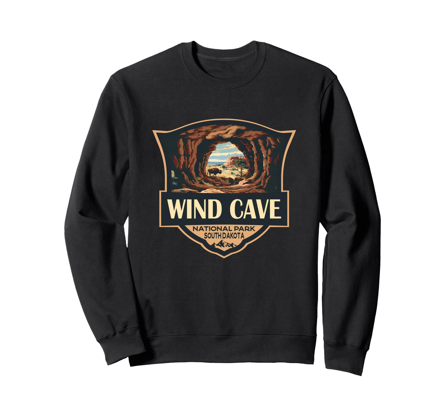 Wind Cave National Park Sweatshirt - Streetwear Style for Adults - T-Shirt, Sweatshirt, Hoodie