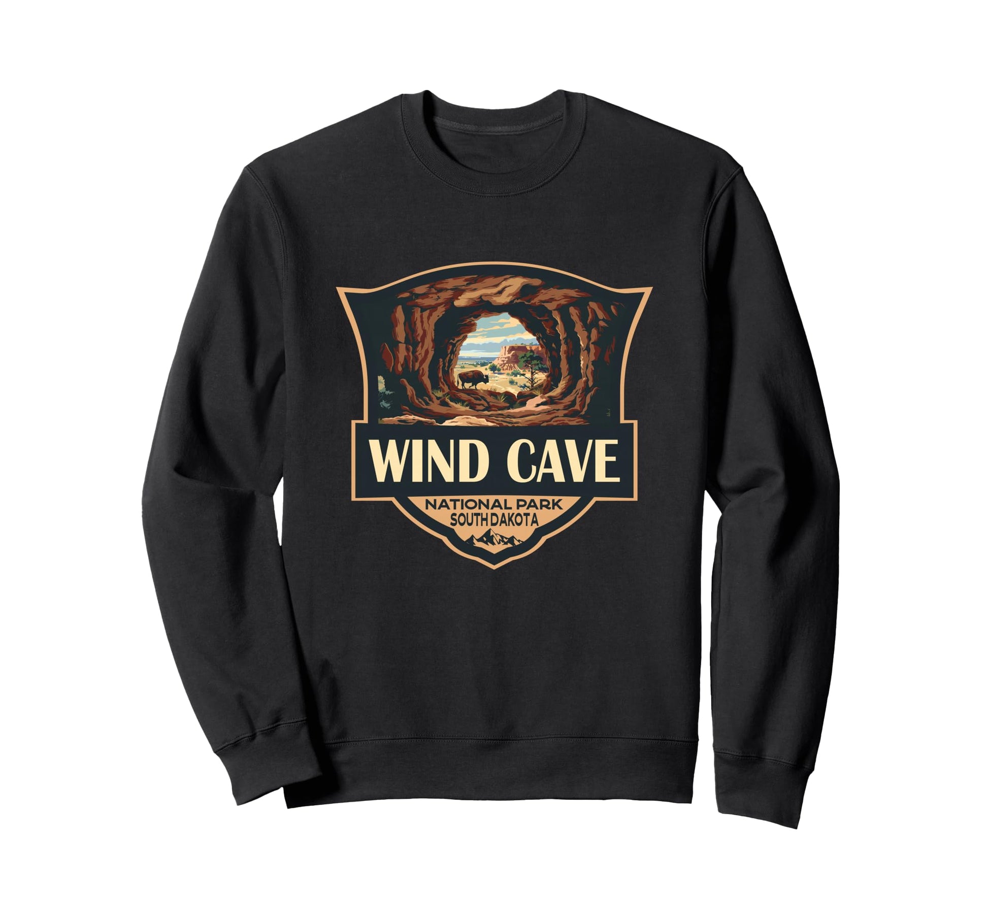 Wind Cave National Park Sweatshirt - Streetwear Style for Adults - T-Shirt, Sweatshirt, Hoodie