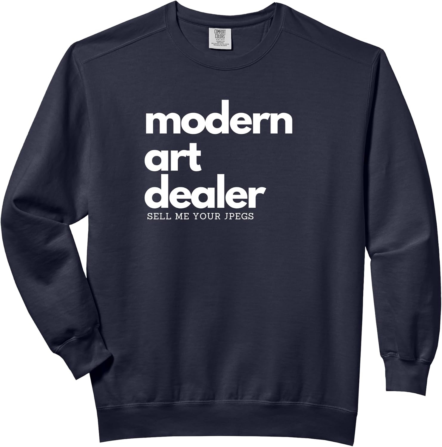 Modern Art Dealer NFT jpegs Merch - Adult & Kids T-Shirts, Sweatshirts & Hoodies apparel design preview 1