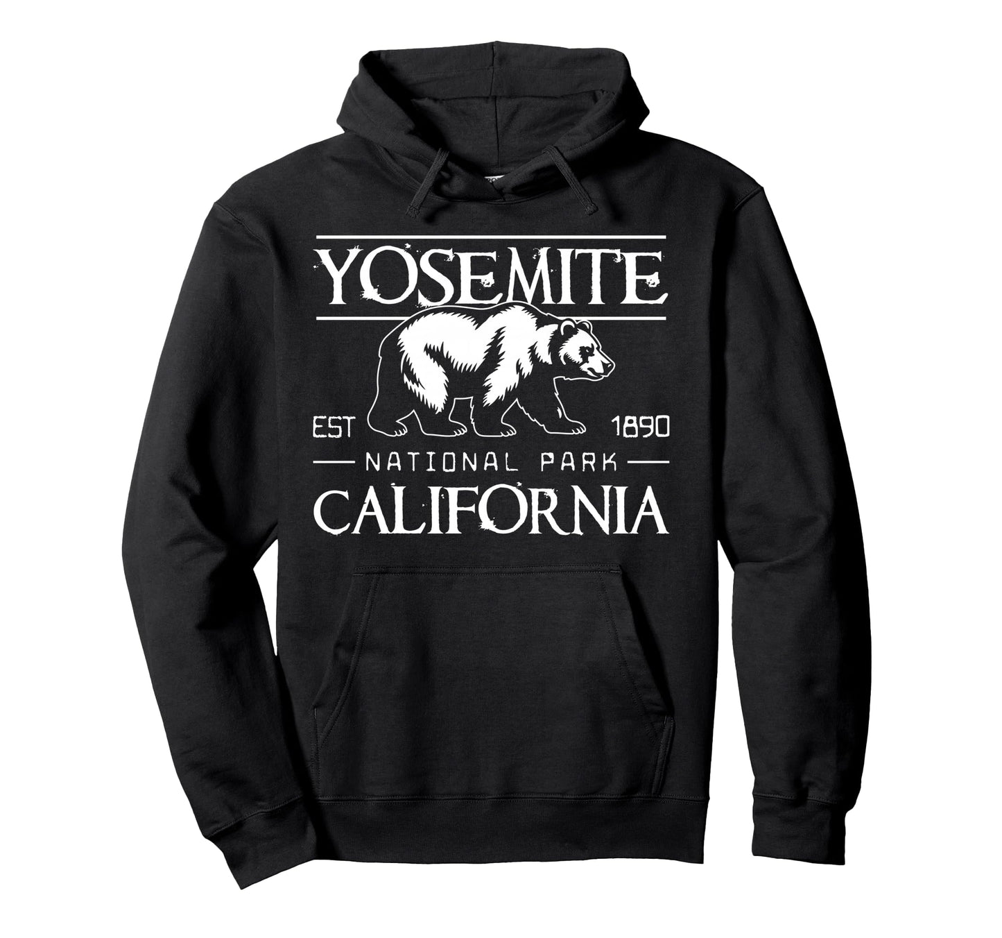 Yosemite National Park Est 1890 Hoodie - Casual Everyday Wear Unisex - T-Shirt, Sweatshirt, Hoodie