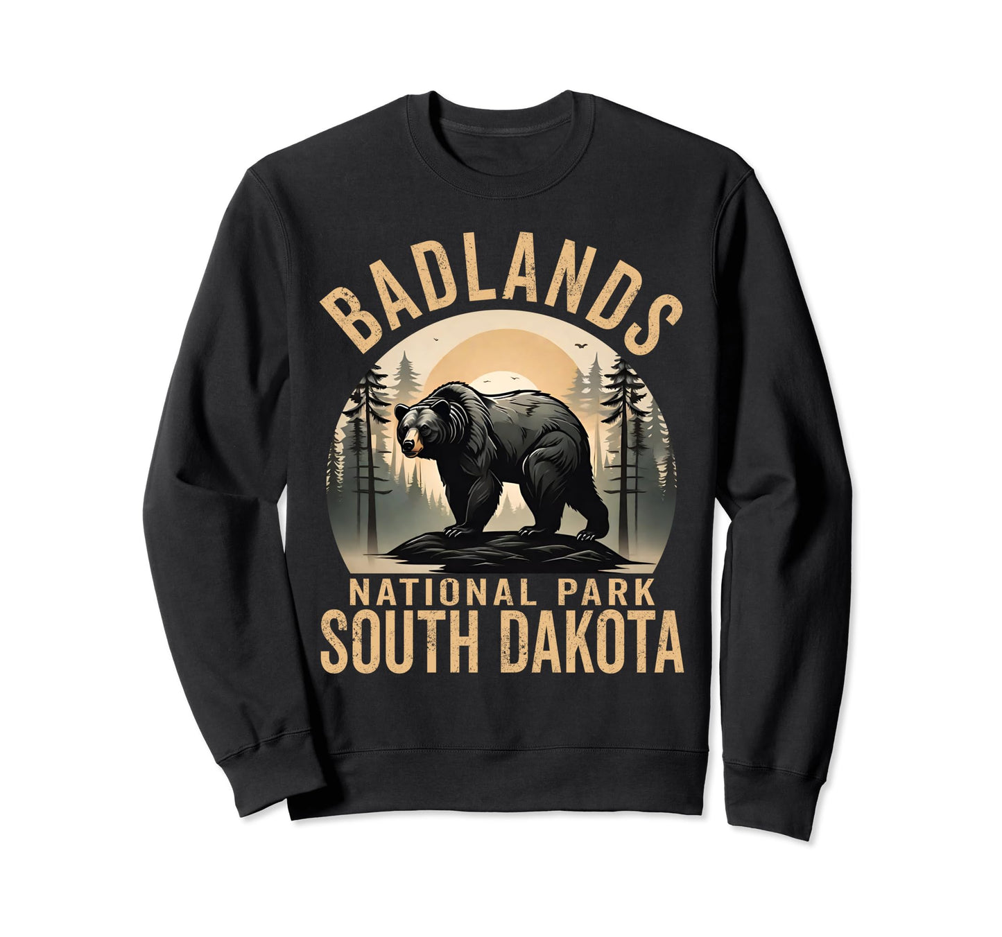 Badlands National Park South Dakota Mom Sweatshirt - Trendy Graphic Unisex - T-Shirt, Sweatshirt, Hoodie