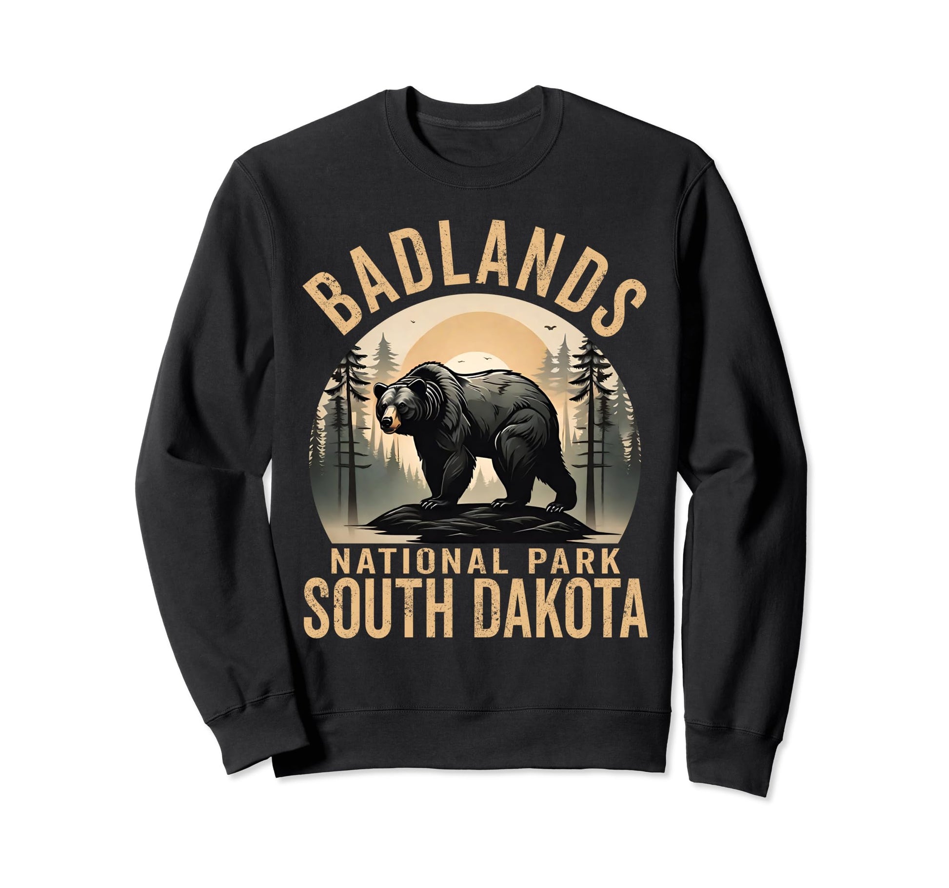 Badlands National Park South Dakota Mom Sweatshirt - Trendy Graphic Unisex - T-Shirt, Sweatshirt, Hoodie