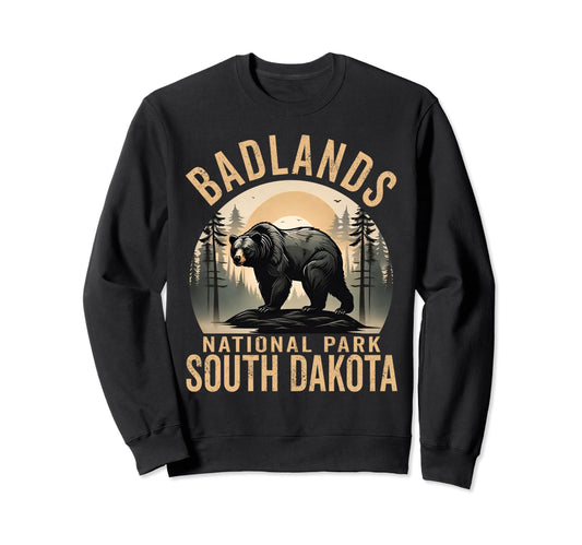 Badlands National Park South Dakota Mom Sweatshirt - Trendy Graphic Unisex - T-Shirt, Sweatshirt, Hoodie