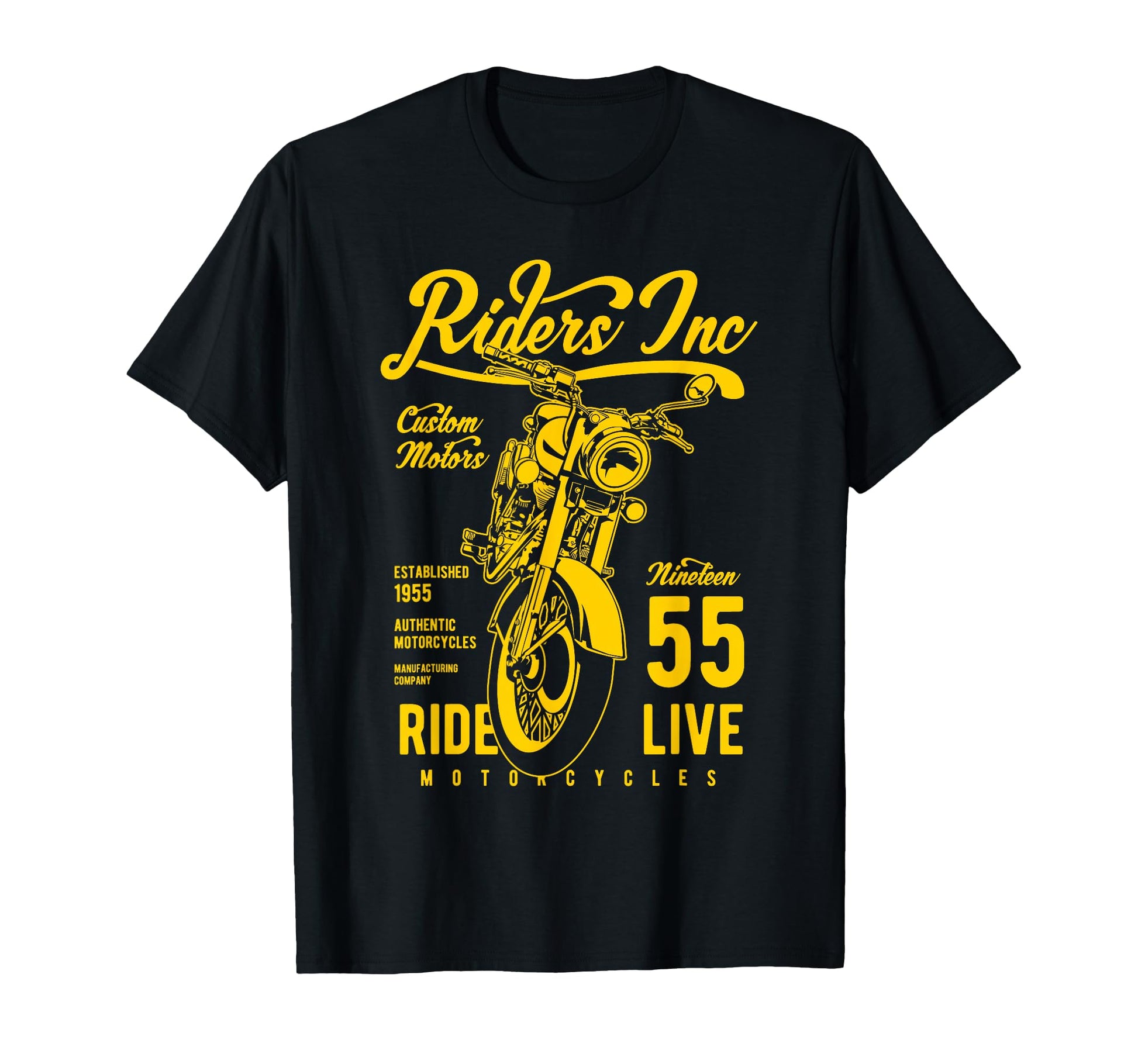 Riders Inc 1955 Motorcycle T-Shirt - Streetwear Style Unisex - T-Shirt, Sweatshirt, Hoodie