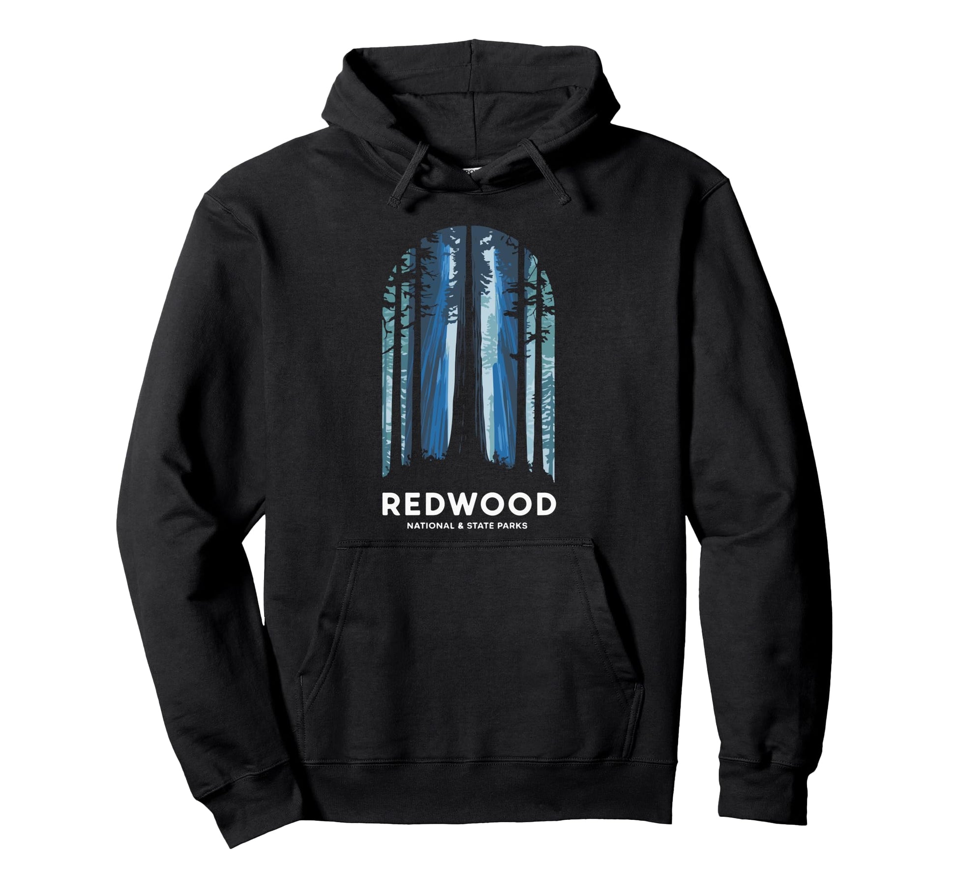 Redwood National State Parks Usa Hoodie - Casual Everyday Wear Unisex - T-Shirt, Sweatshirt, Hoodie