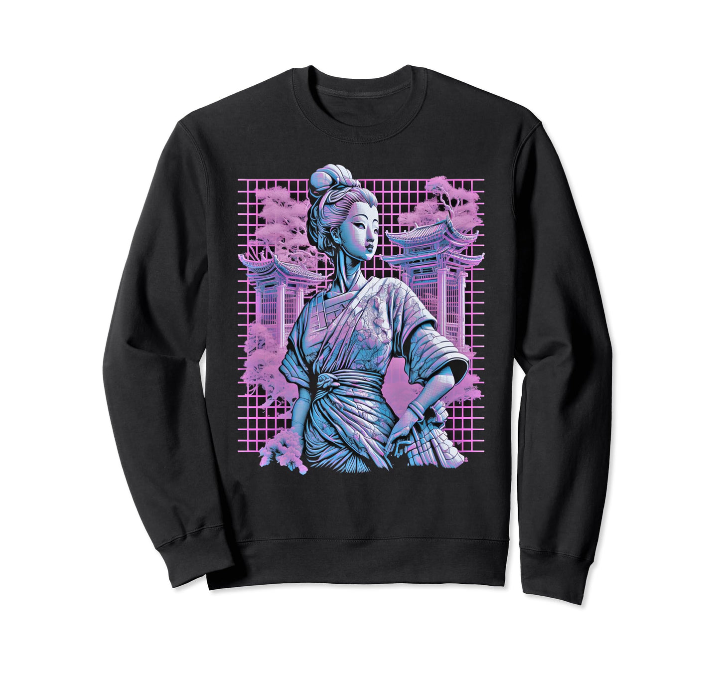 Aesthetic Vaporwave Futurism Japan Sweatshirt - Novelty Apparel Men Women - T-Shirt, Sweatshirt, Hoodie