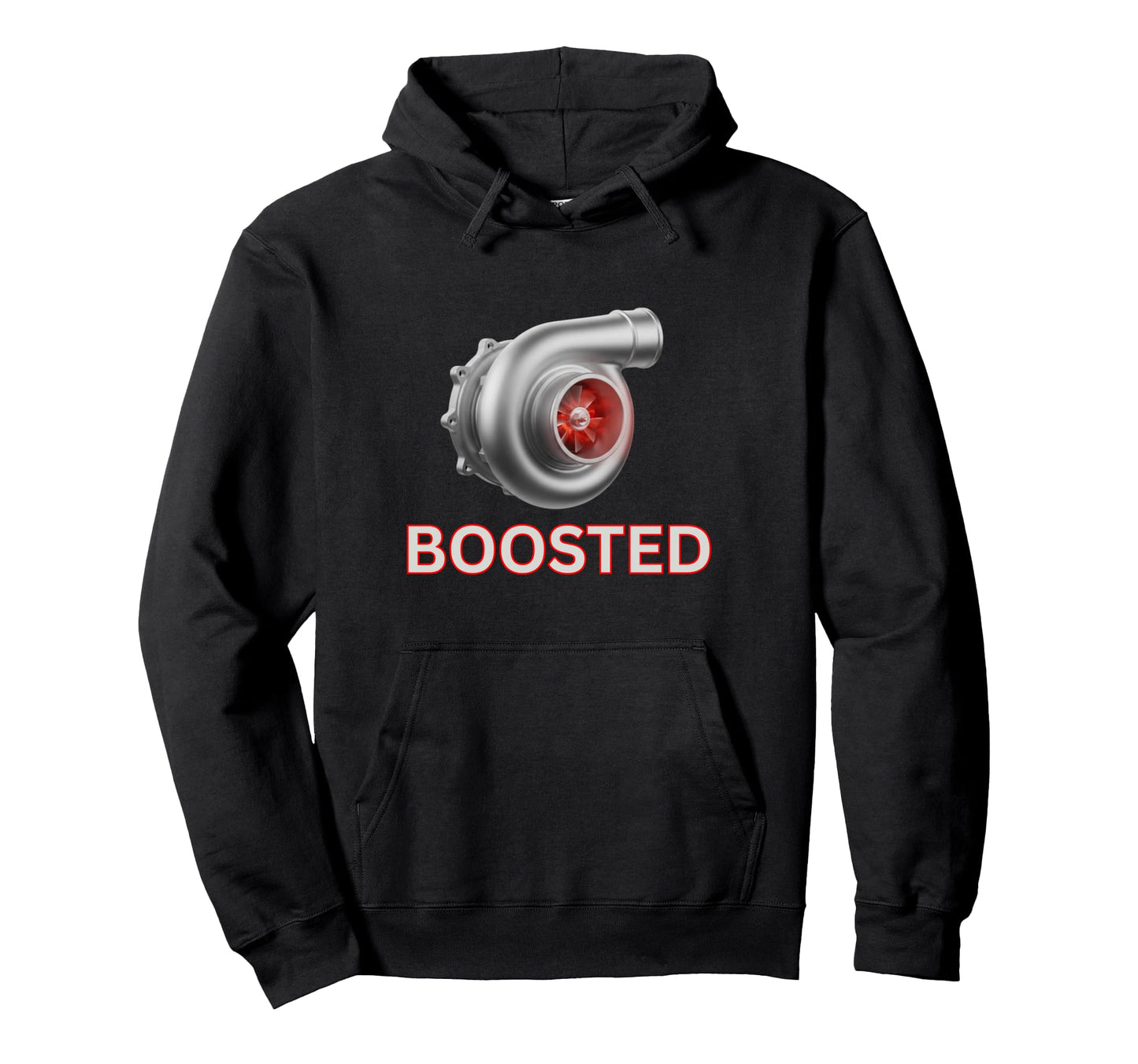 Turbocharger Boosted Turo Car Guys Hoodie - Fun Novelty Design for Adults - T-Shirt, Sweatshirt, Hoodie