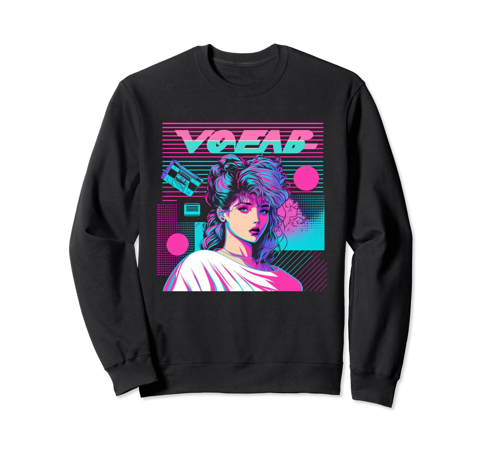 Vaporwave Aesthetic 90S Egirl Sweatshirt - Unique Graphic for Adults - T-Shirt, Sweatshirt, Hoodie