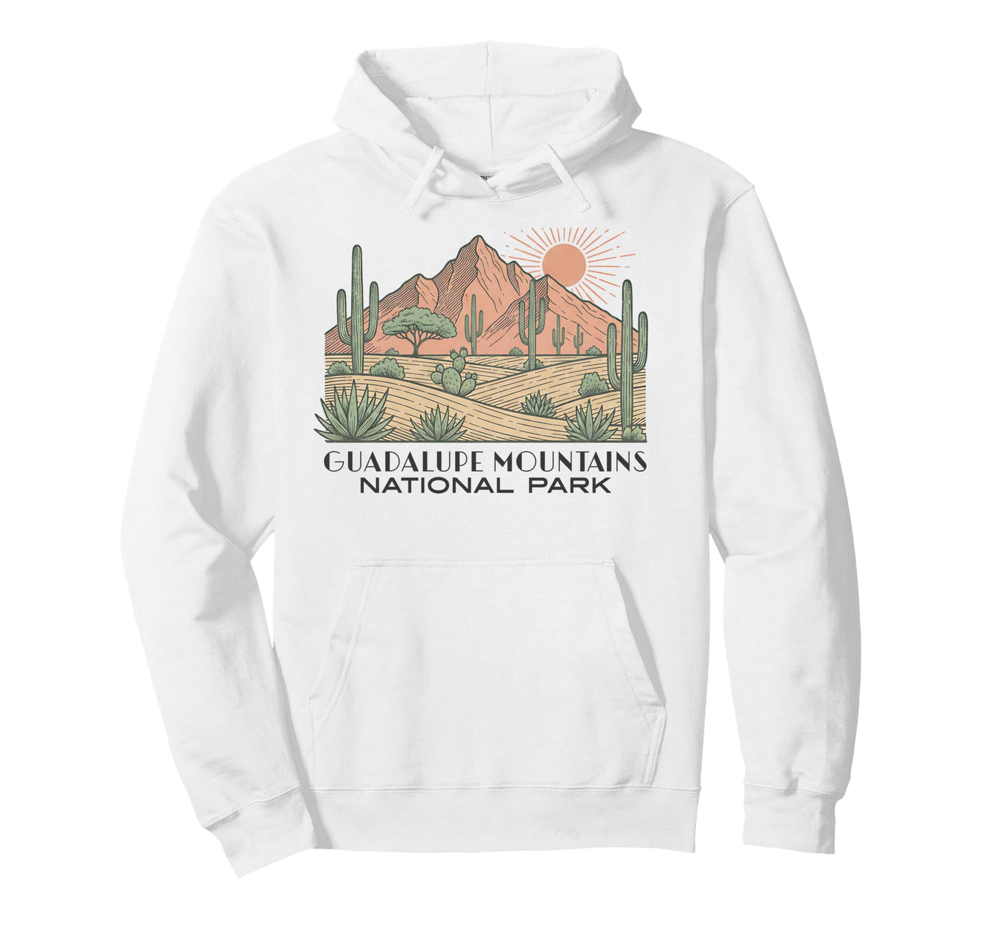 Guadalupe Mountains National Park Hoodie - Unique Graphic for Adults - T-Shirt, Sweatshirt, Hoodie