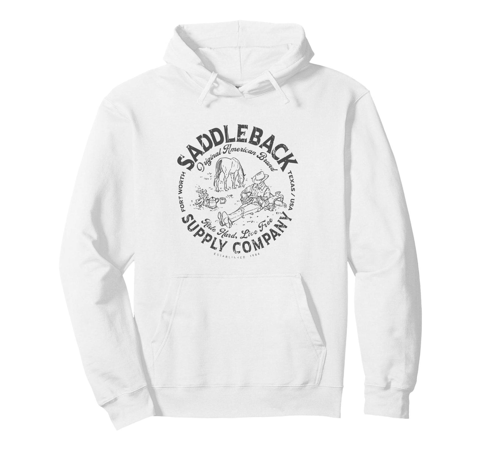Cowboy Banjo Fort Worth Texas Country Hoodie - Streetwear Style Men Women - T-Shirt, Sweatshirt, Hoodie