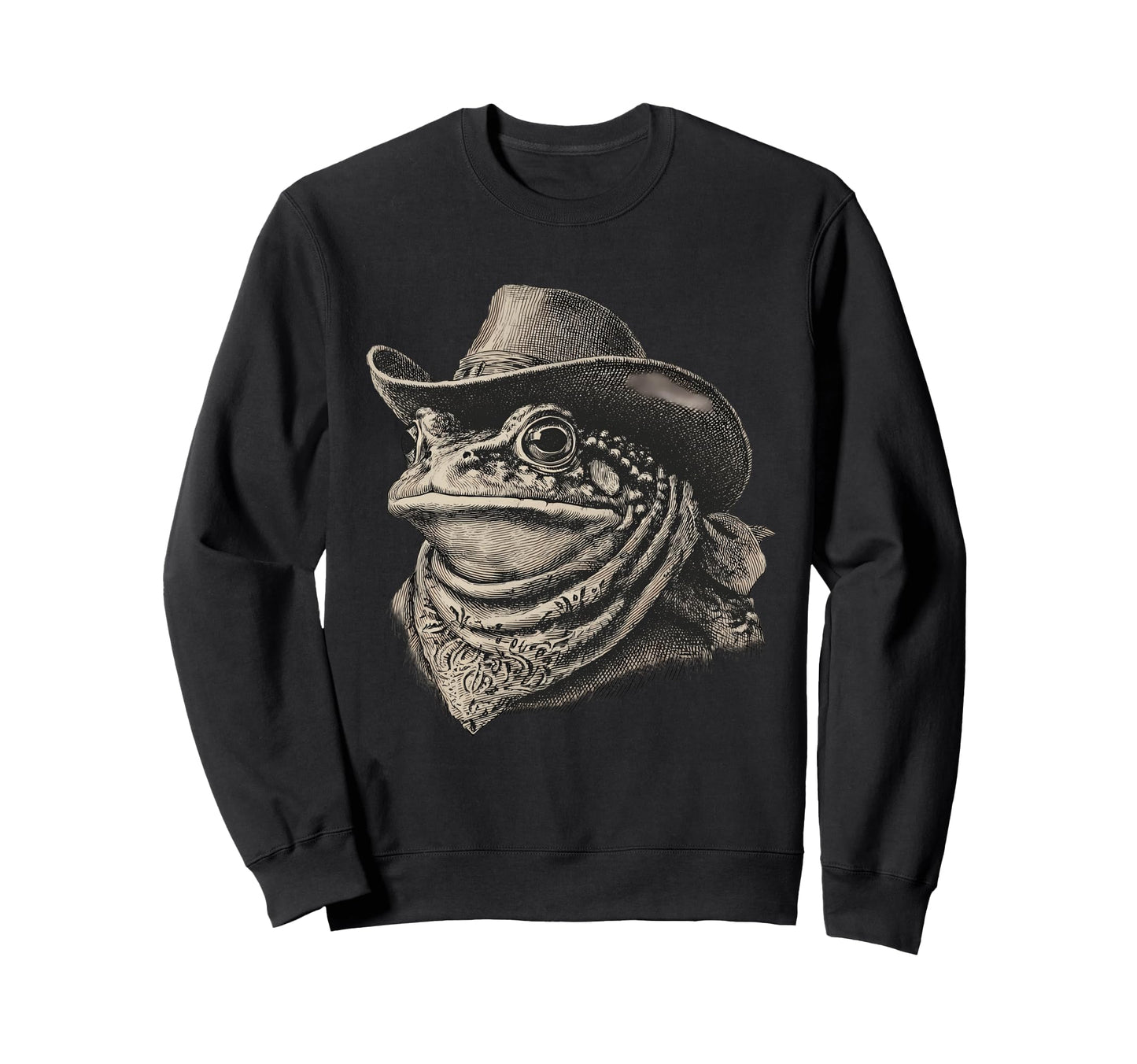 Country Cowboy Frog Toad Rodeo Cowgirl Sweatshirt - Novelty Apparel Unisex - T-Shirt, Sweatshirt, Hoodie