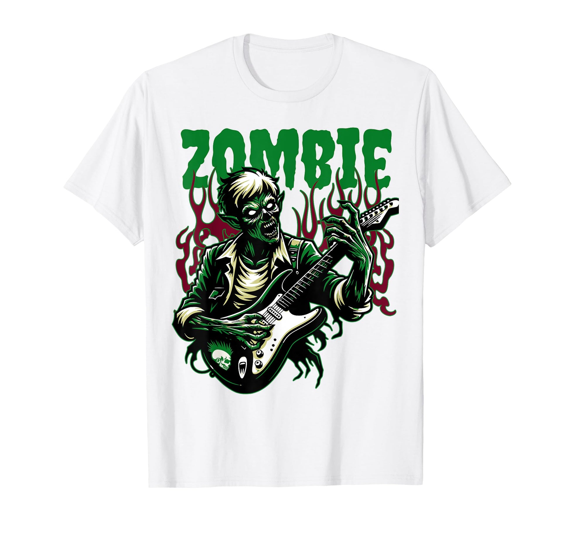 Zombie Rock Guitar Horror Music Undead T-Shirt - Unique Graphic Unisex - T-Shirt, Sweatshirt, Hoodie